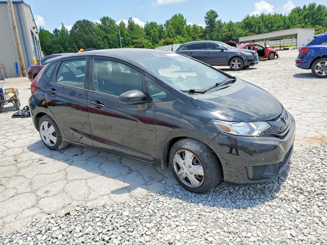 2015 Honda Fit Lx Black vin: 3HGGK5H57FM761492