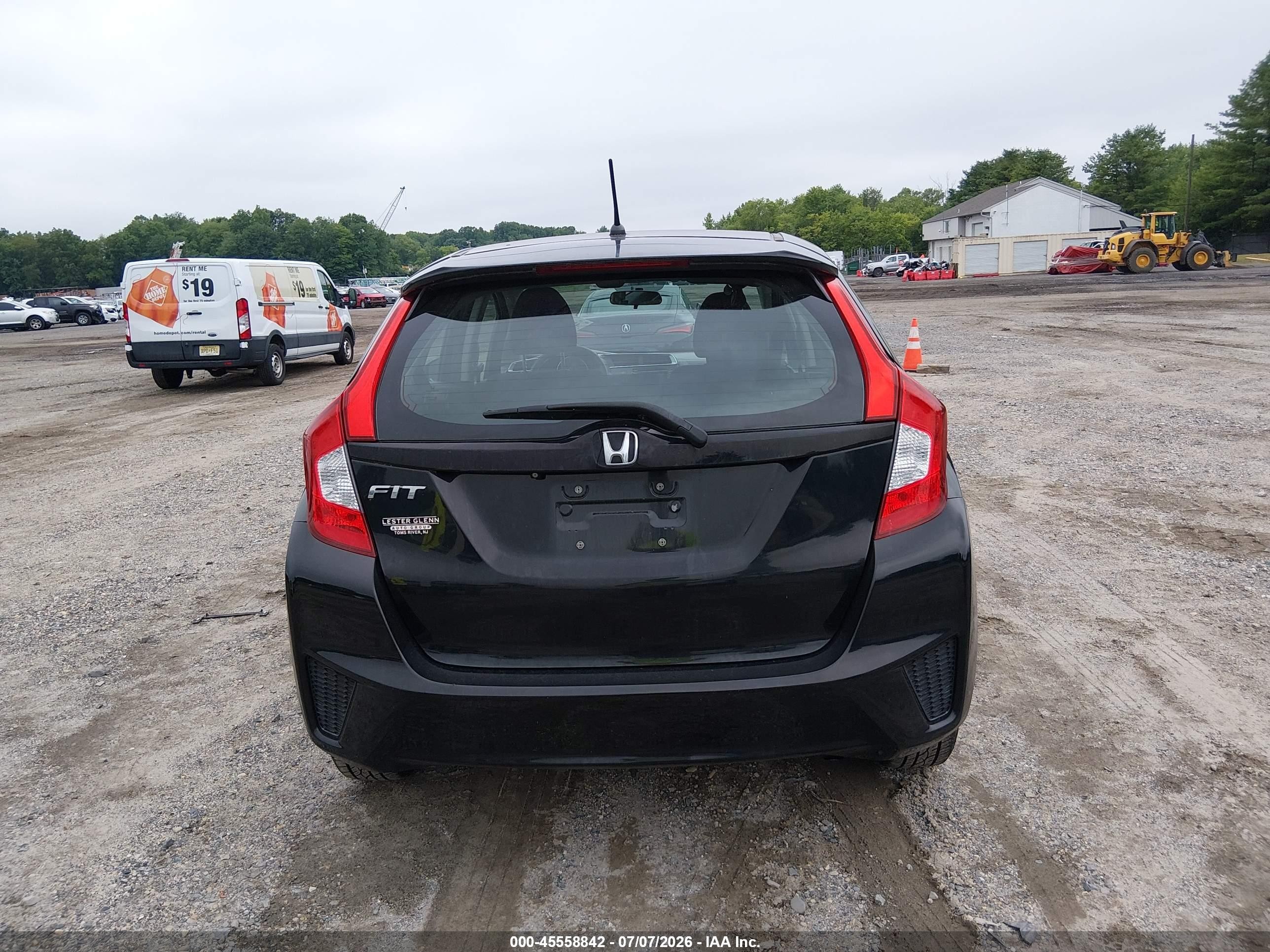 2015 Honda Fit Lx Black vin: 3HGGK5H58FM775191