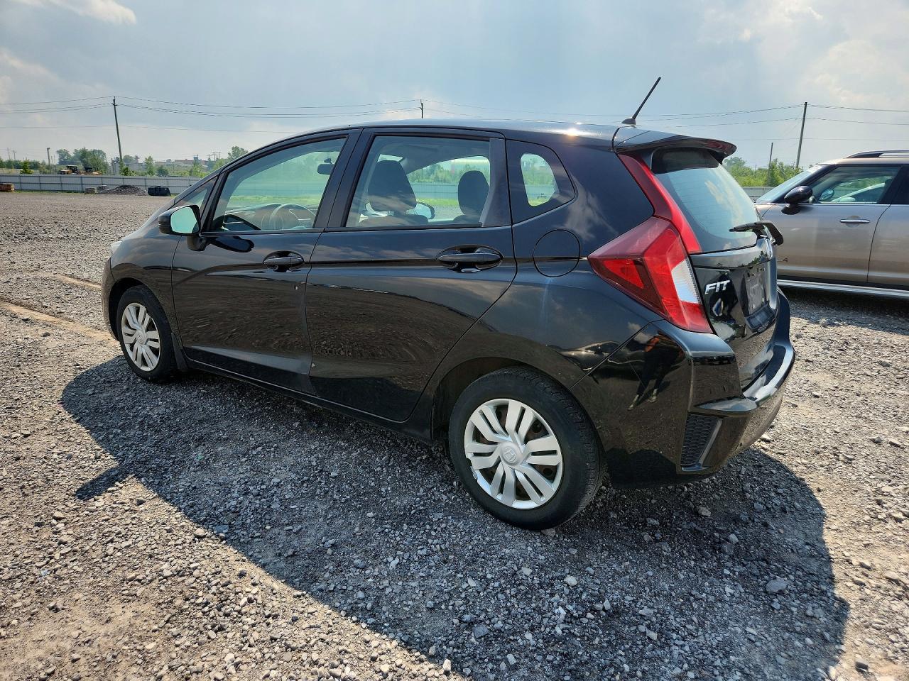 2015 Honda Fit Lx Black vin: 3HGGK5H59FM111093