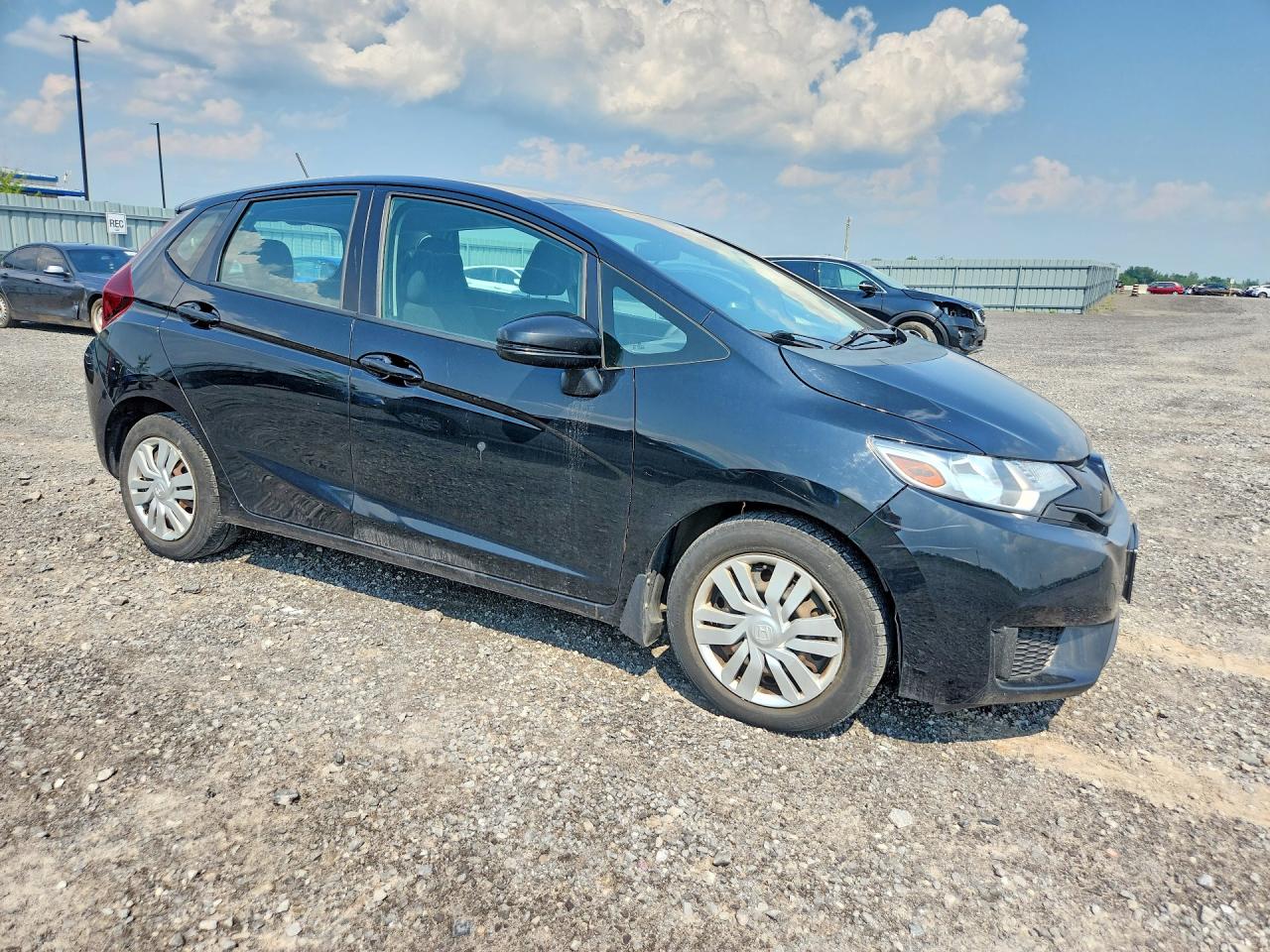 2015 Honda Fit Lx Black vin: 3HGGK5H59FM111093