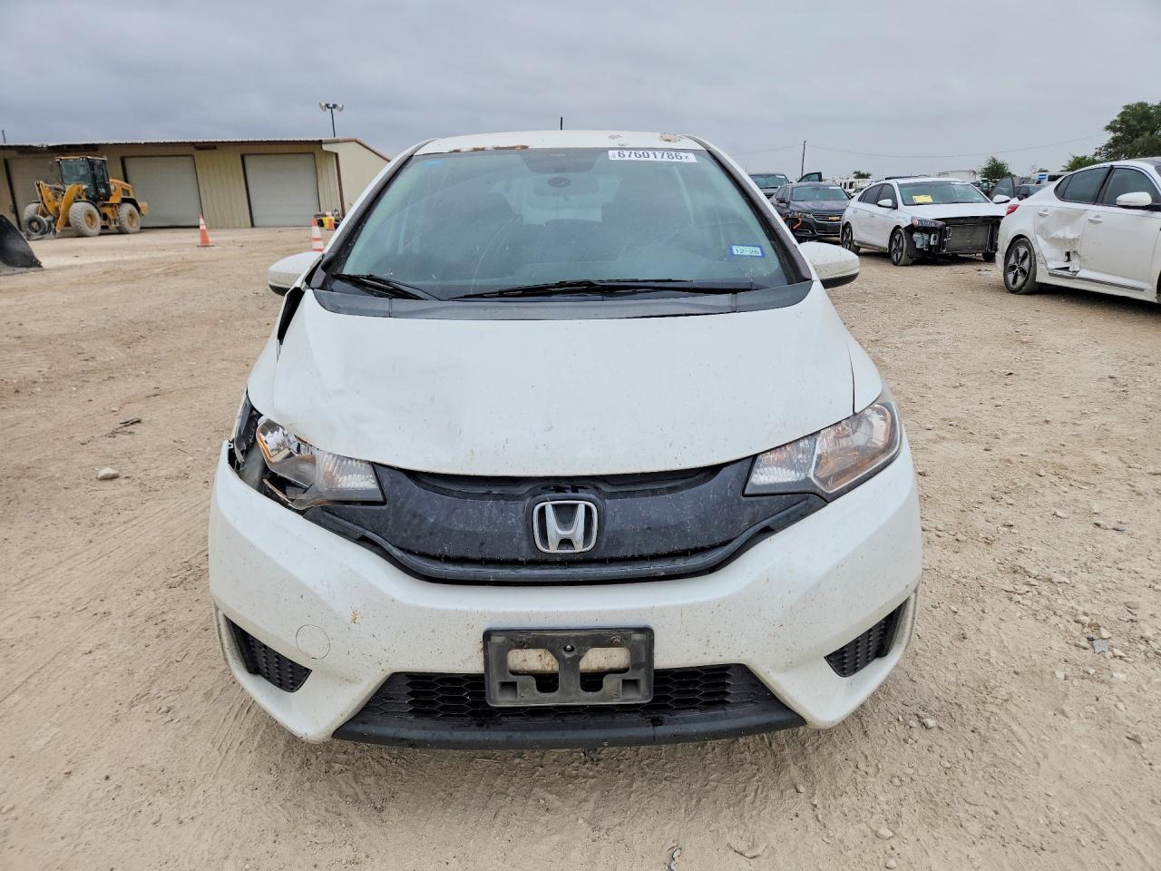 2015 Honda Fit Lx Белый vin: 3HGGK5H59FM722922