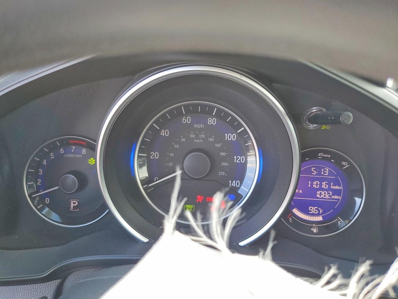2015 Honda Fit Lx Blue vin: 3HGGK5H59FM725500