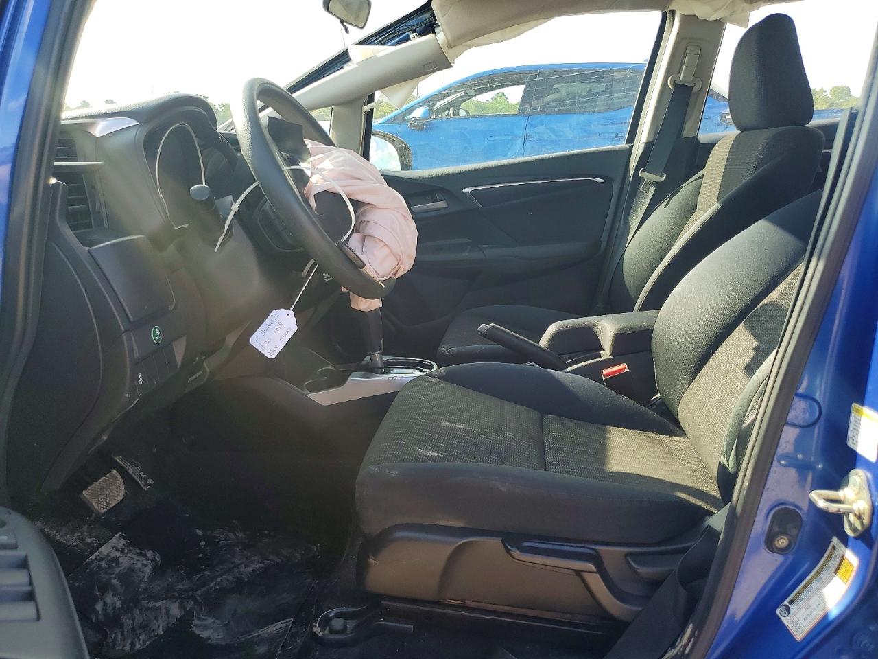 2015 Honda Fit Lx Blue vin: 3HGGK5H59FM725500