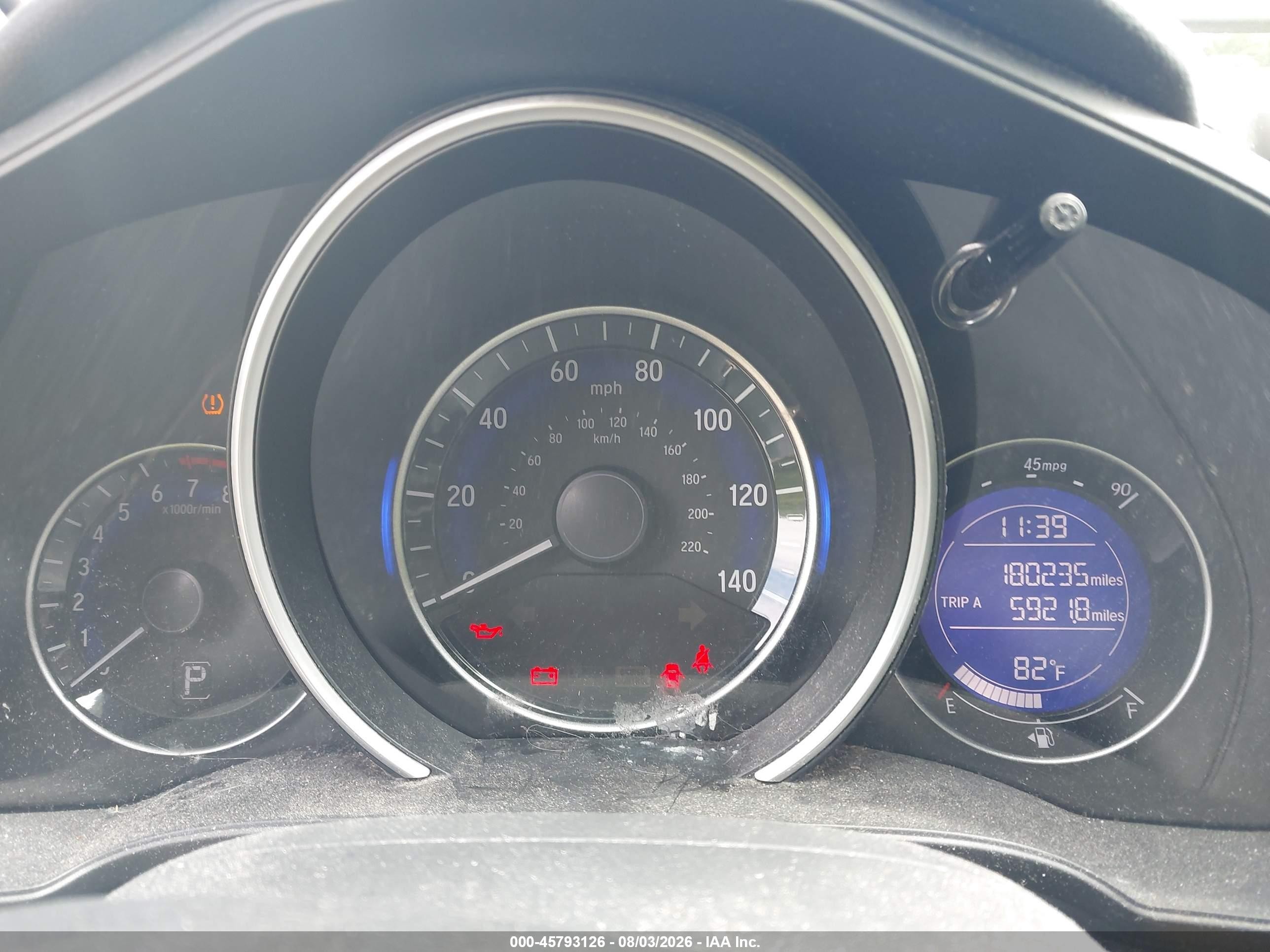 2015 Honda Fit Lx Blue vin: 3HGGK5H59FM777970