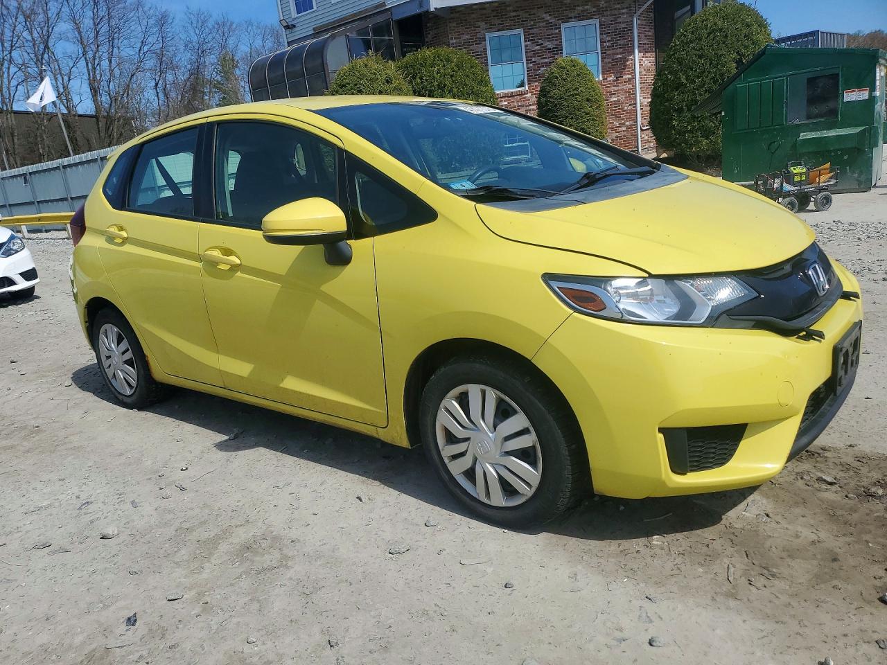 2015 Honda Fit Lx Yellow vin: 3HGGK5H59FM778262
