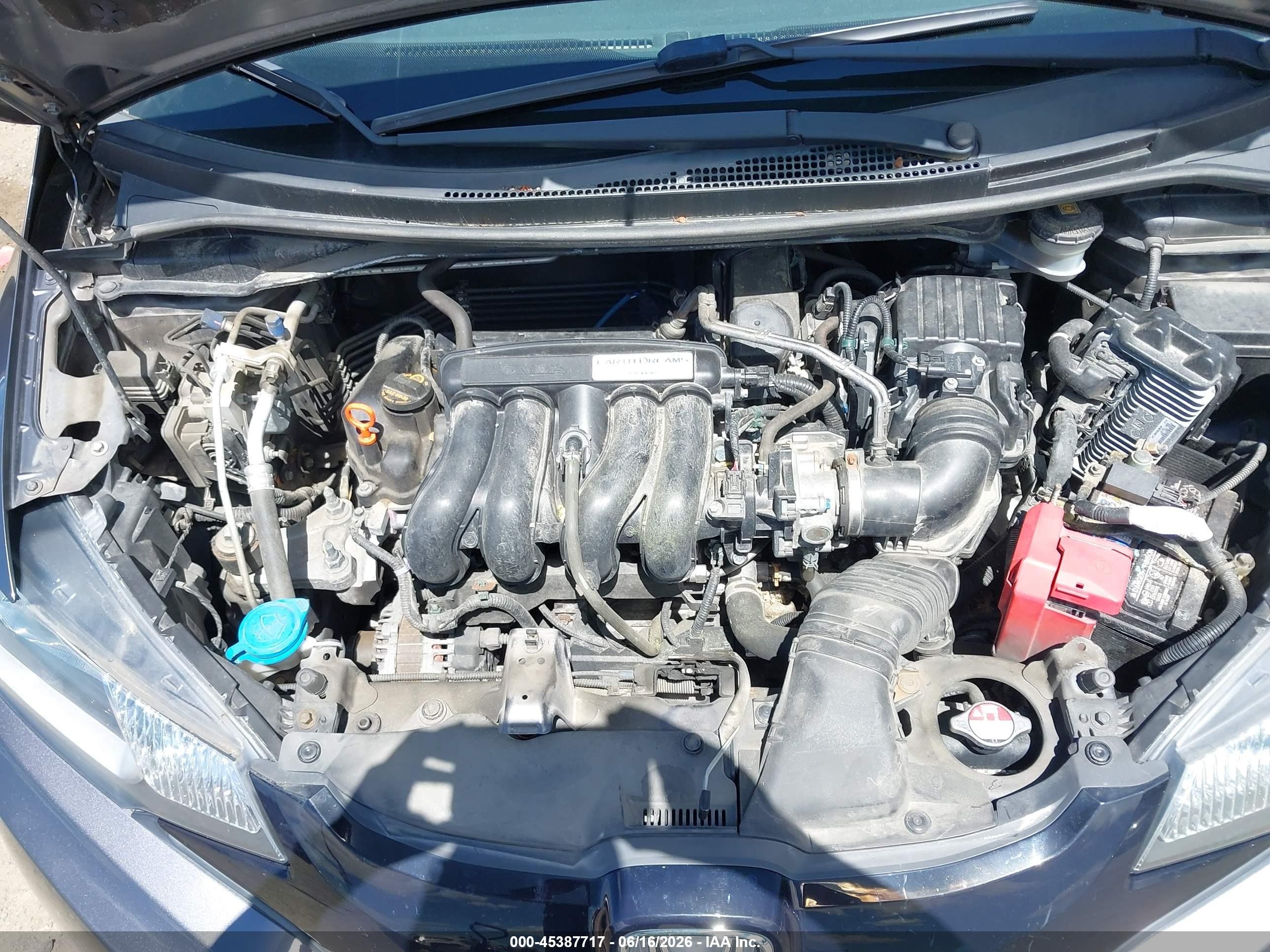 2015 Honda Fit Lx Gray vin: 3HGGK5H5XFM710813
