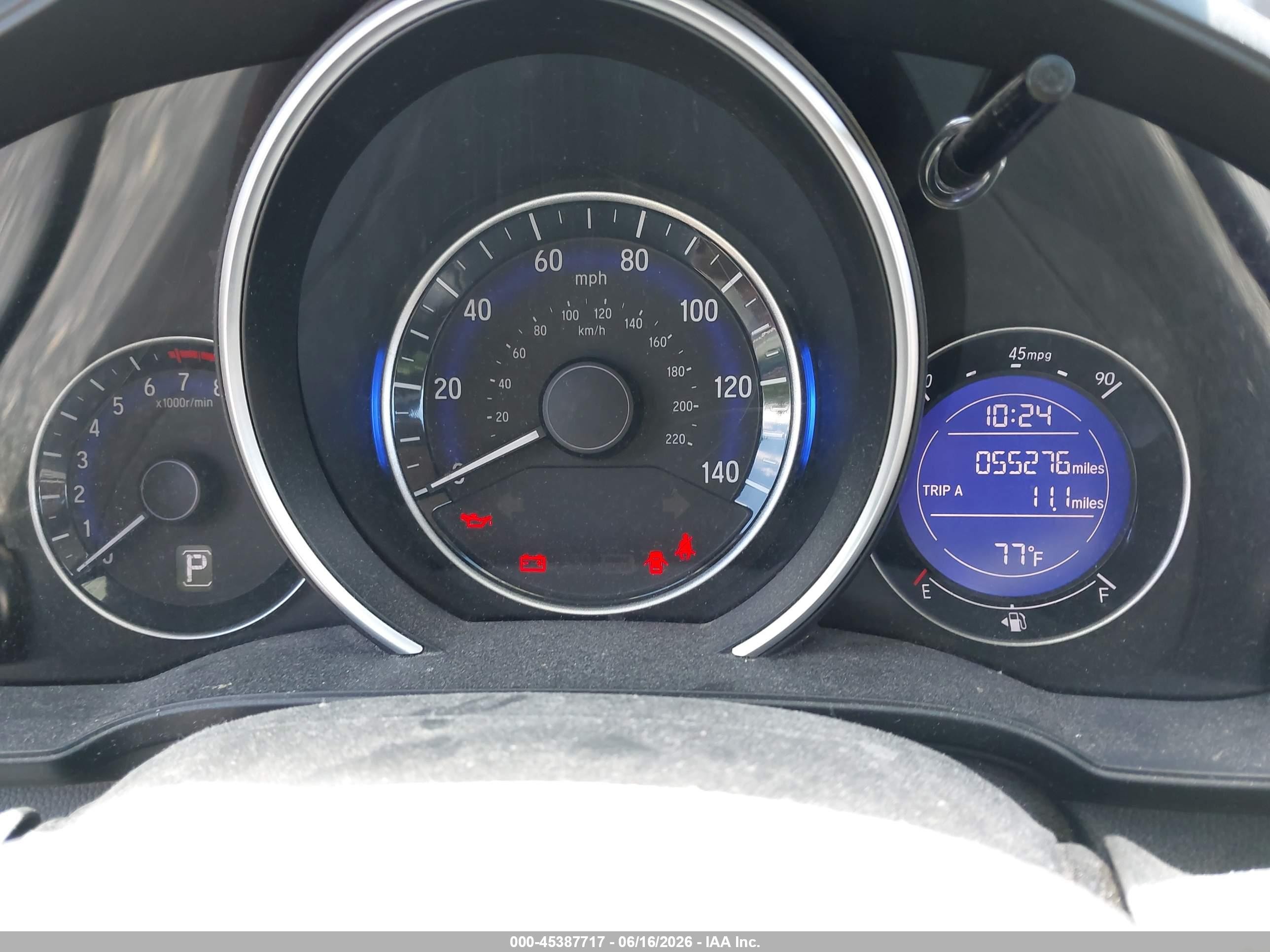 2015 Honda Fit Lx Gray vin: 3HGGK5H5XFM710813