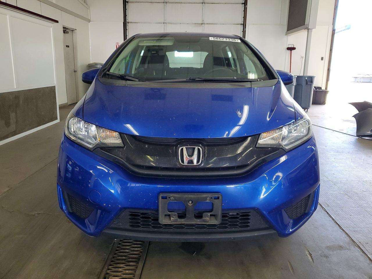 2015 Honda Fit Lx Blue vin: 3HGGK5H5XFM766007