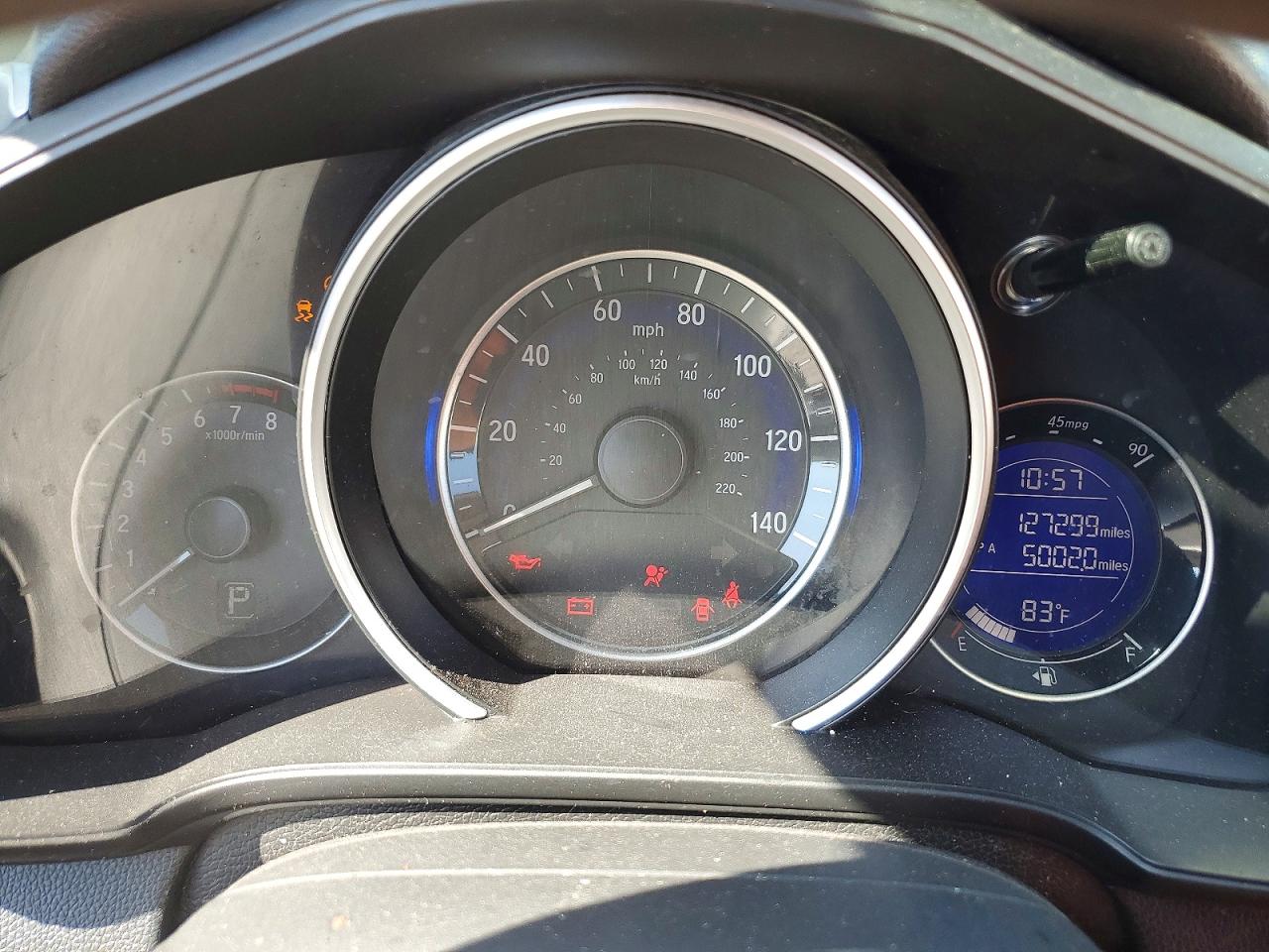2015 Honda Fit Lx Gray vin: 3HGGK5H5XFM777296