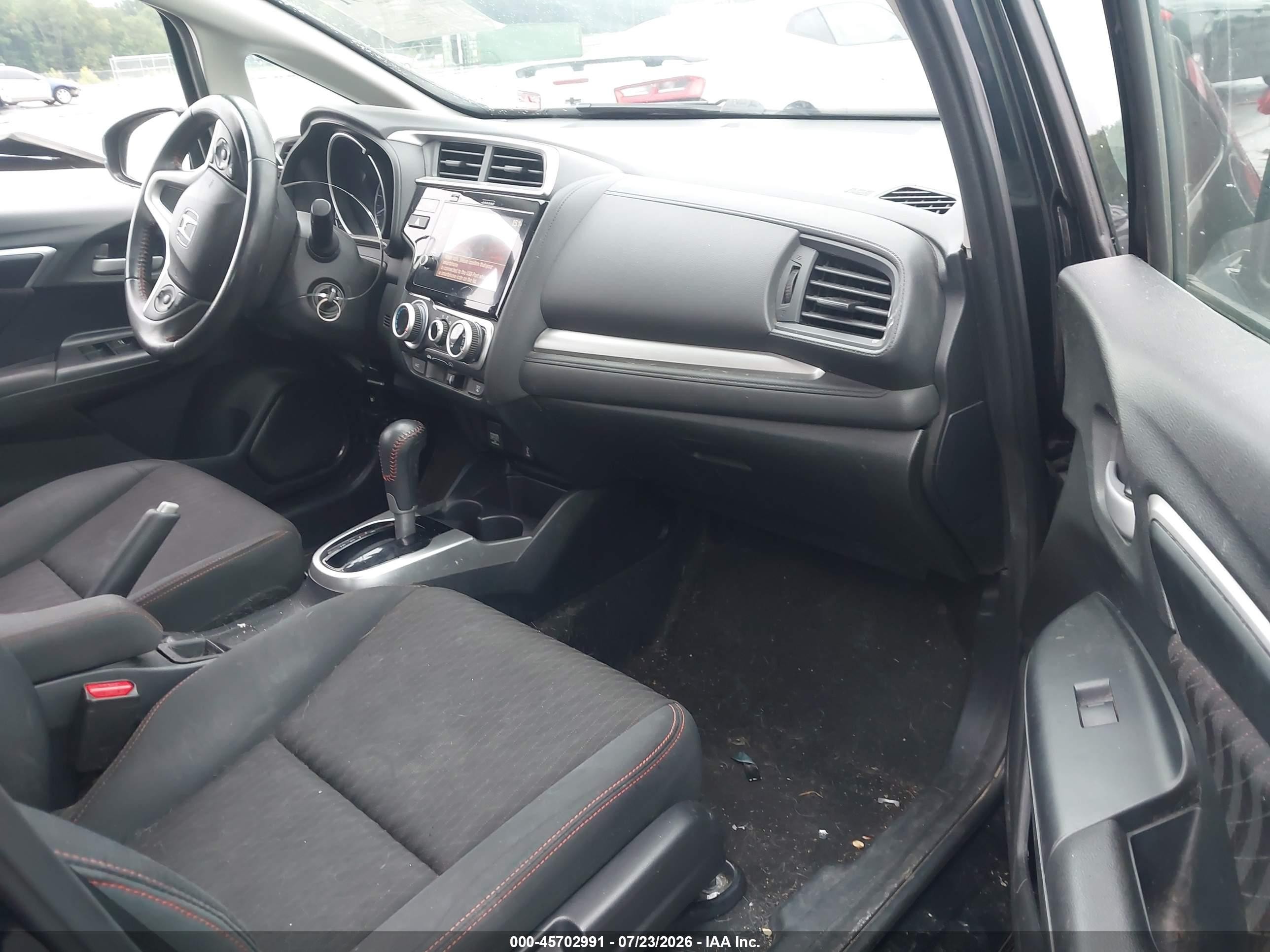 2018 Honda Fit Sport Black vin: 3HGGK5H60JM706612