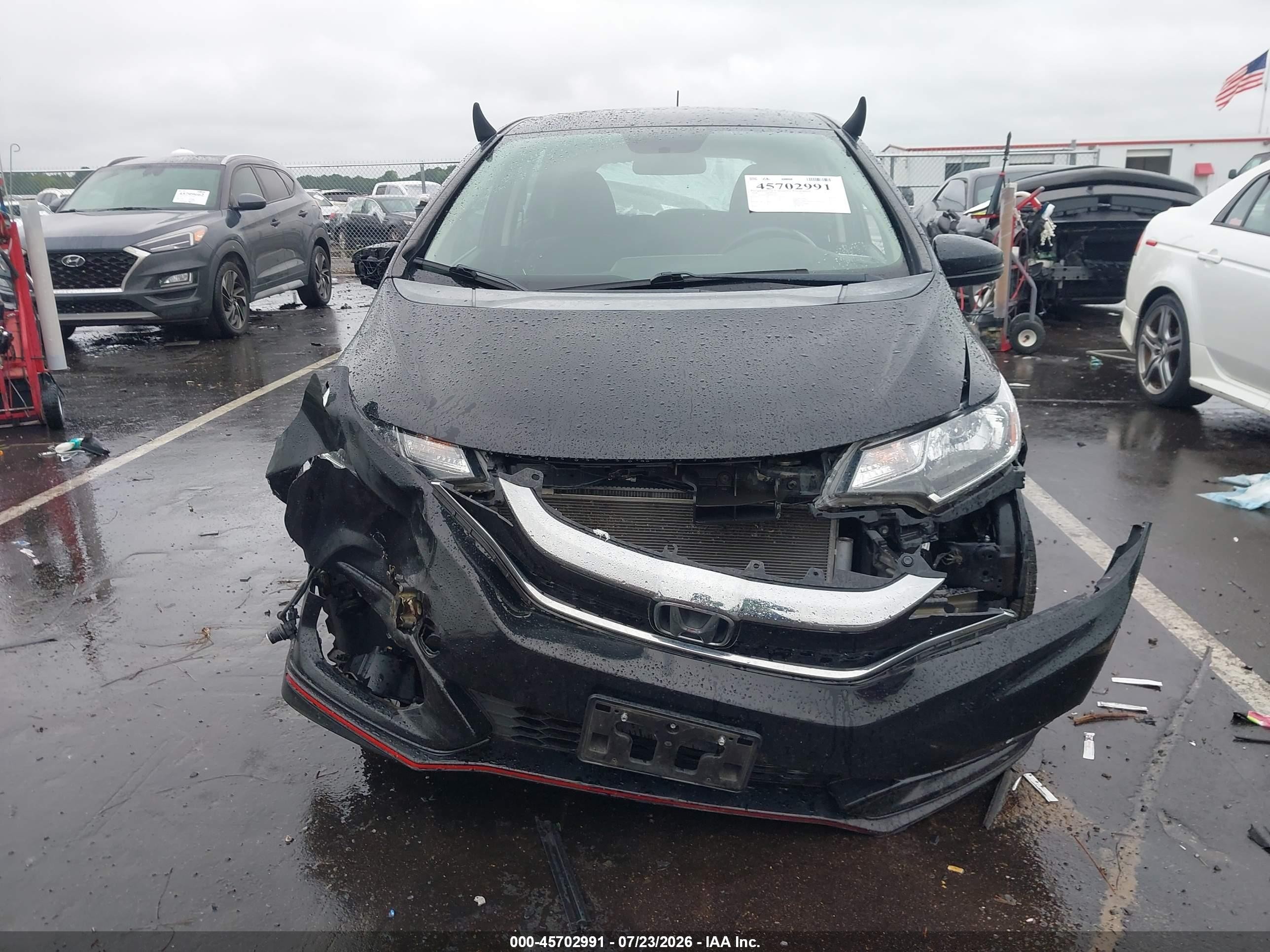 2018 Honda Fit Sport Black vin: 3HGGK5H60JM706612