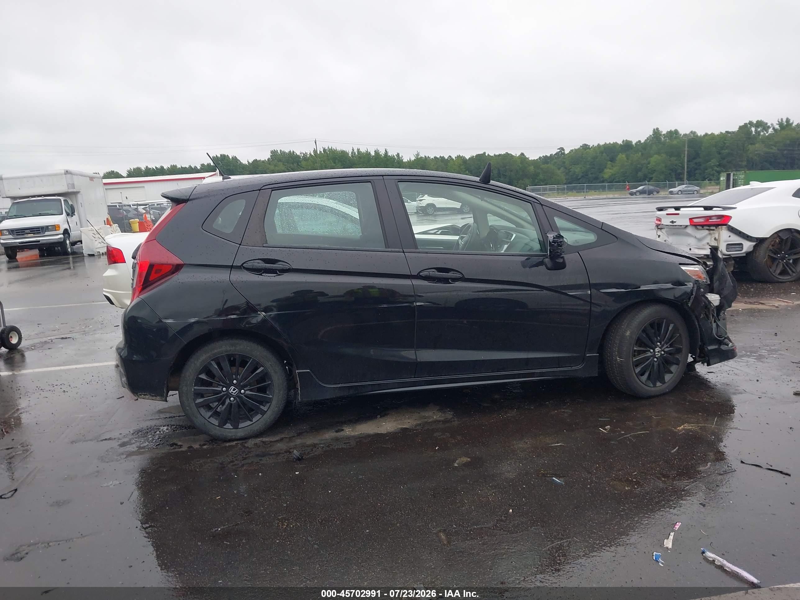 2018 Honda Fit Sport Black vin: 3HGGK5H60JM706612