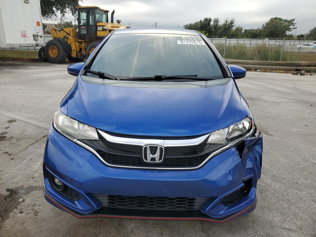 2018 Honda Fit Sport Blue vin: 3HGGK5H60JM730733