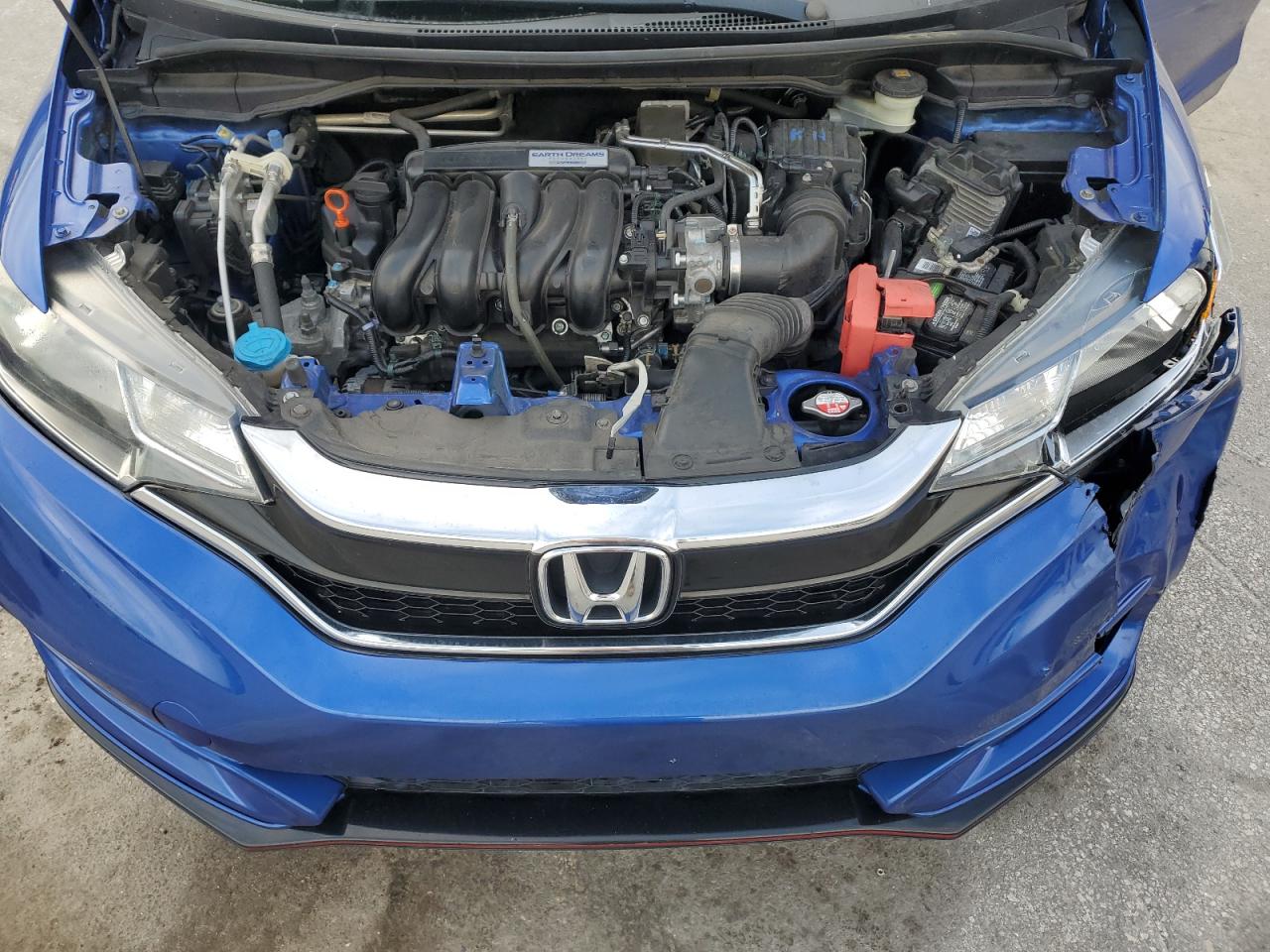 2018 Honda Fit Sport Blue vin: 3HGGK5H60JM730733