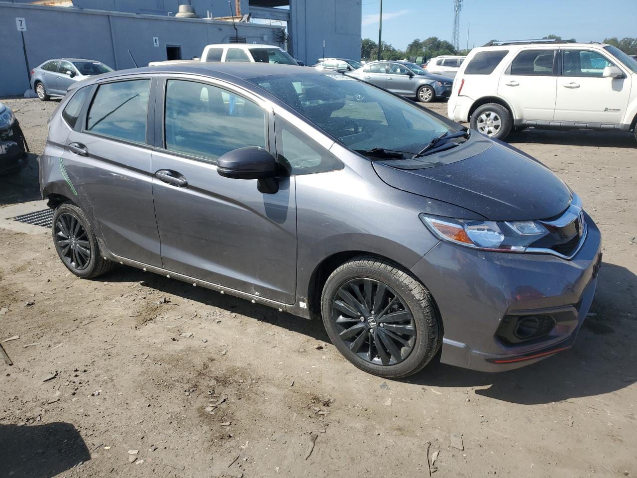2020 Honda Fit Sport Charcoal vin: 3HGGK5H60LM731433