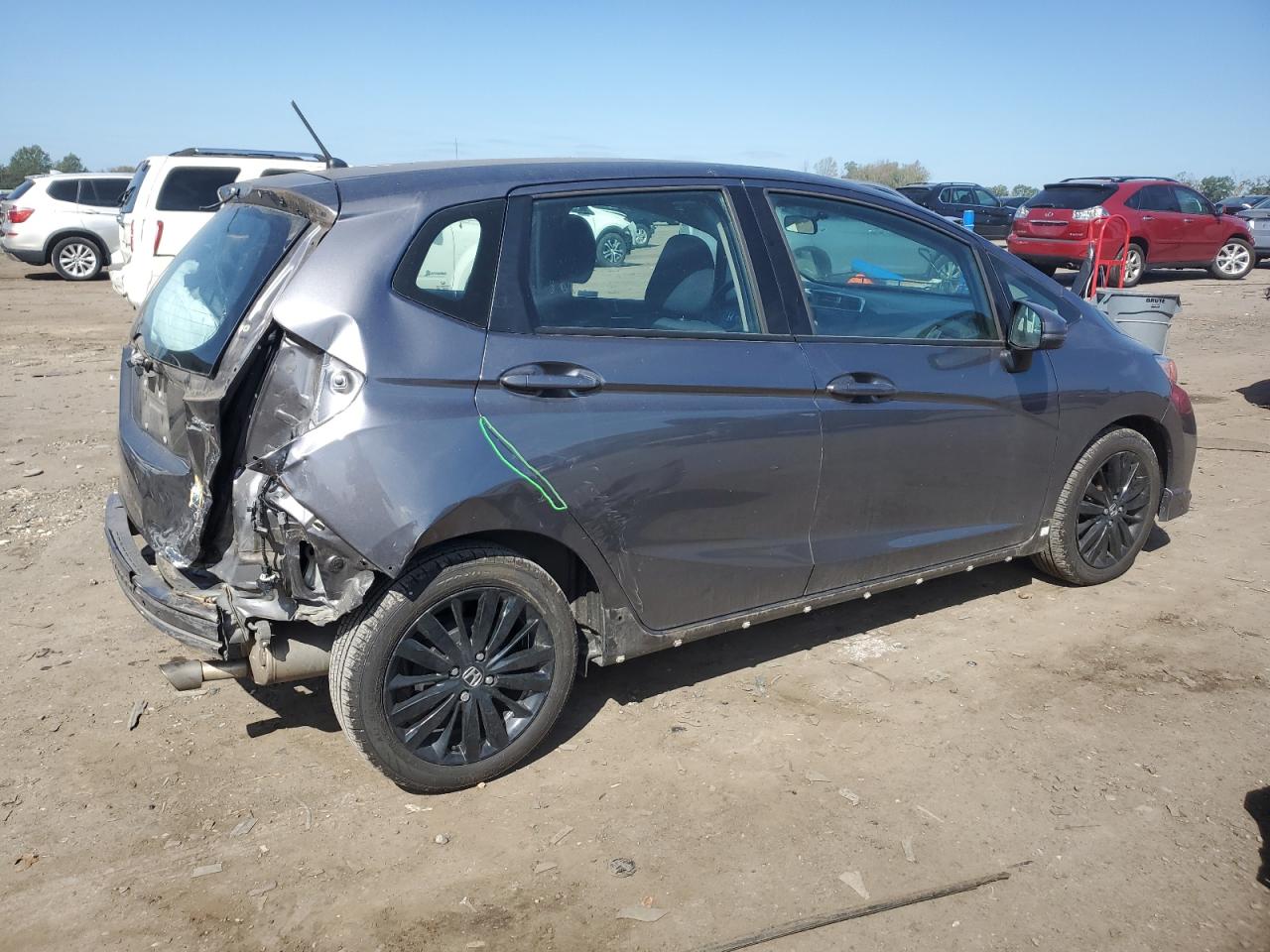 2020 Honda Fit Sport Charcoal vin: 3HGGK5H60LM731433