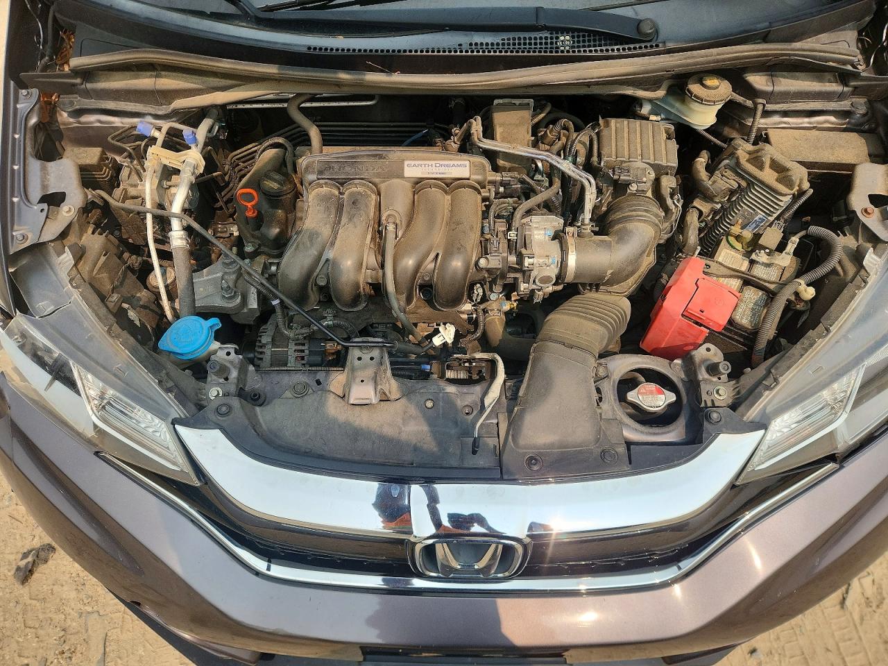 2018 Honda Fit Sport Gray vin: 3HGGK5H67JM710415