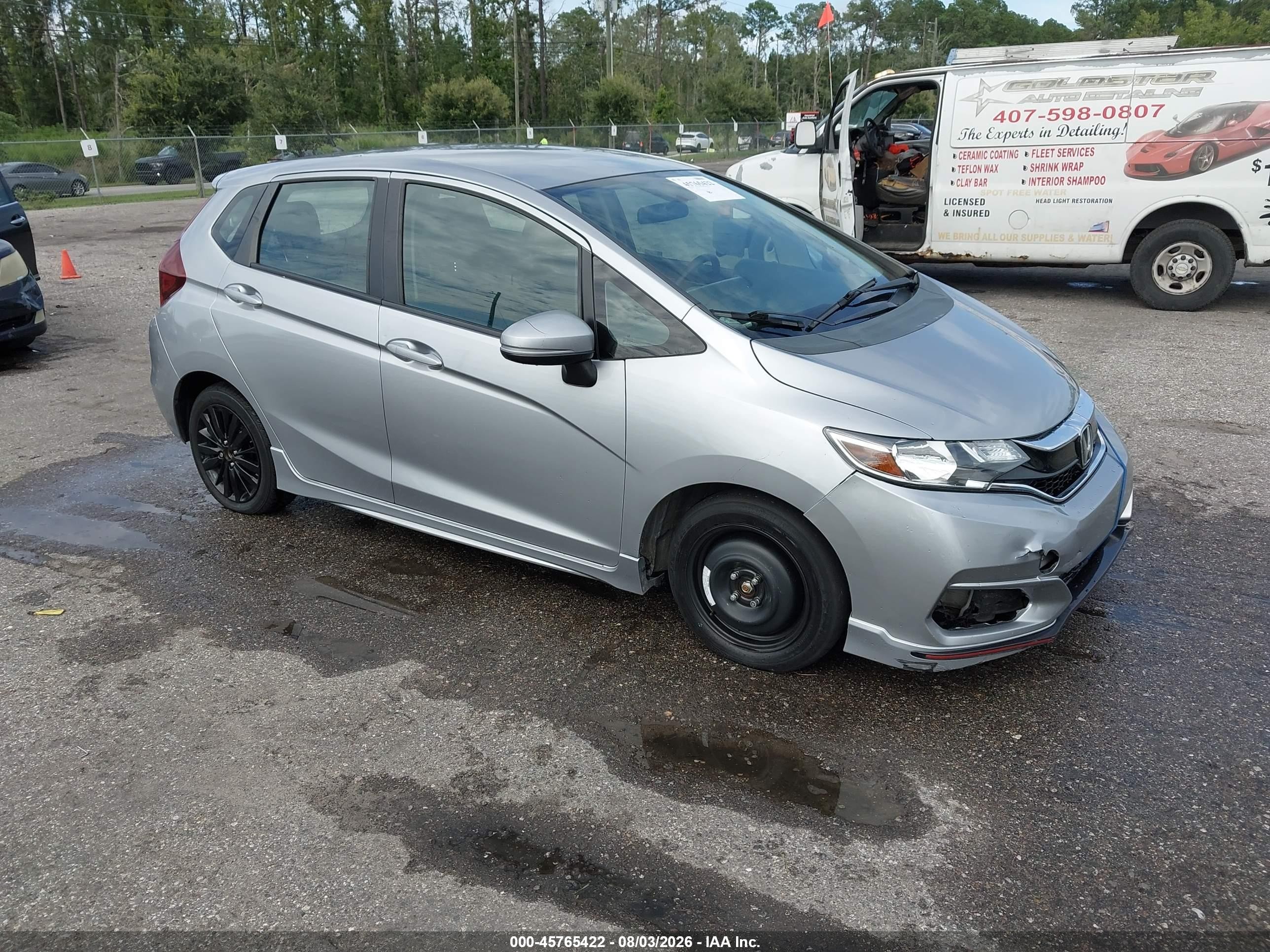 2020 Honda Fit Sport Gray vin: 3HGGK5H67LM702768