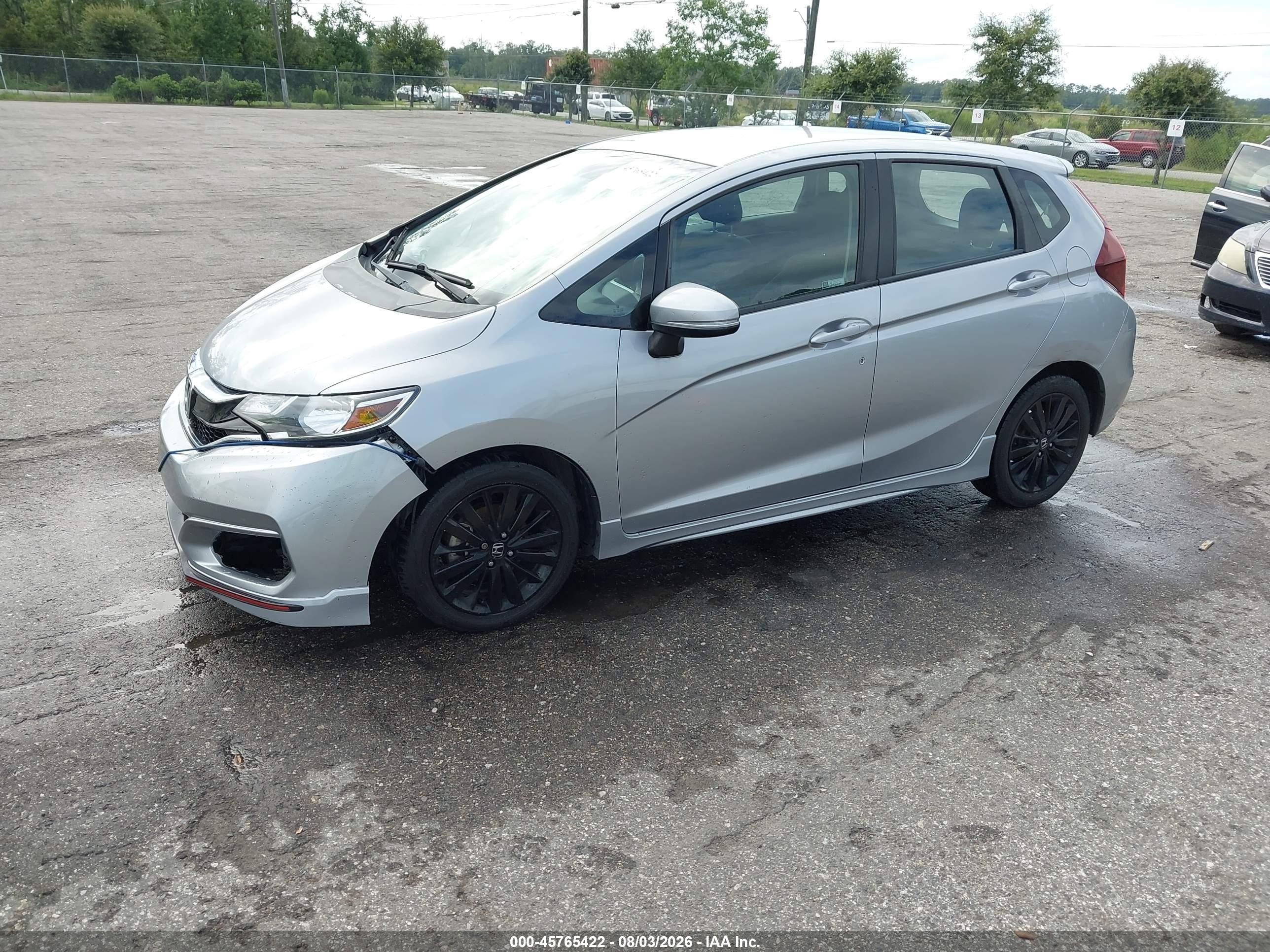 2020 Honda Fit Sport Gray vin: 3HGGK5H67LM702768