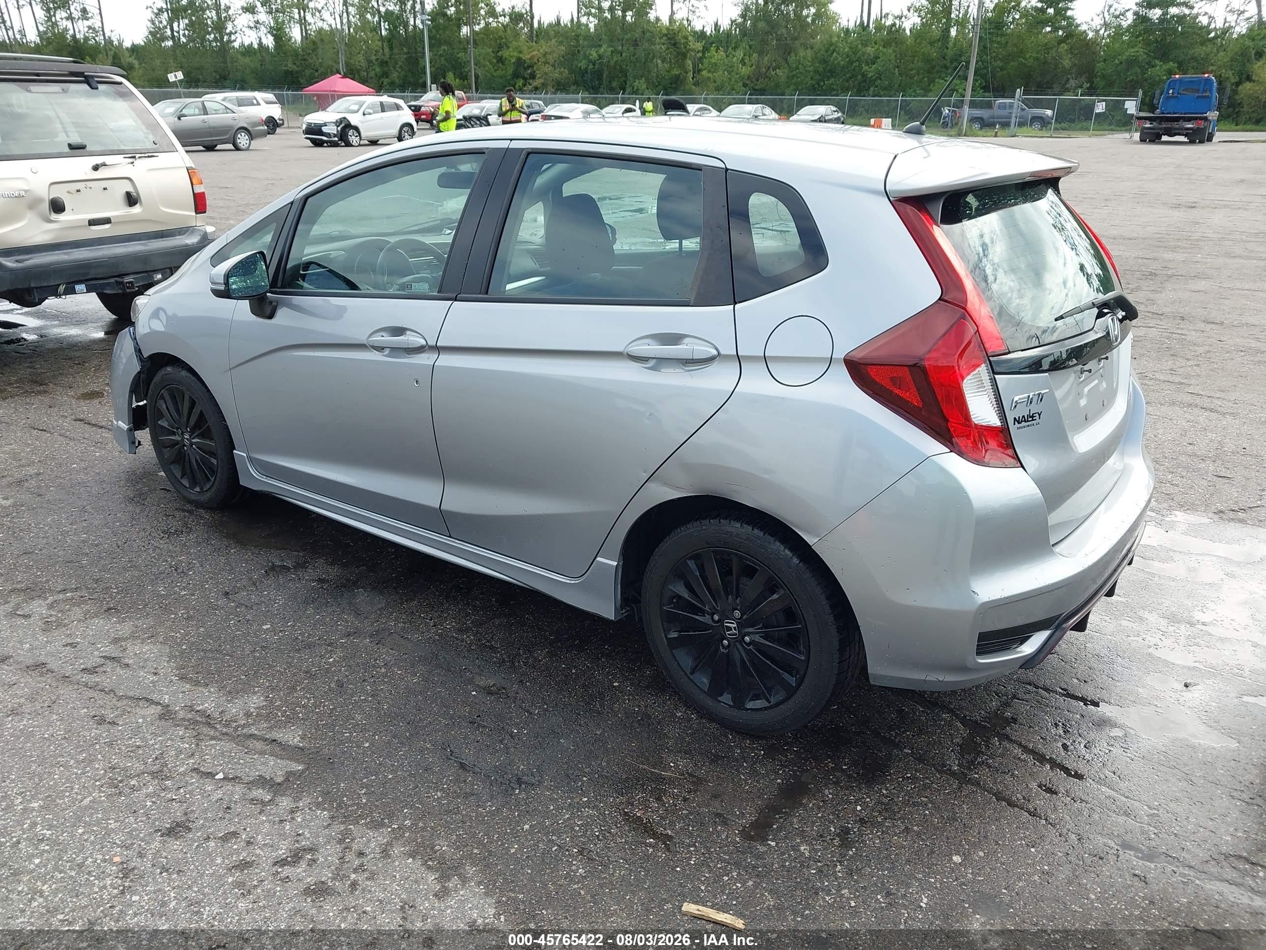 2020 Honda Fit Sport Gray vin: 3HGGK5H67LM702768