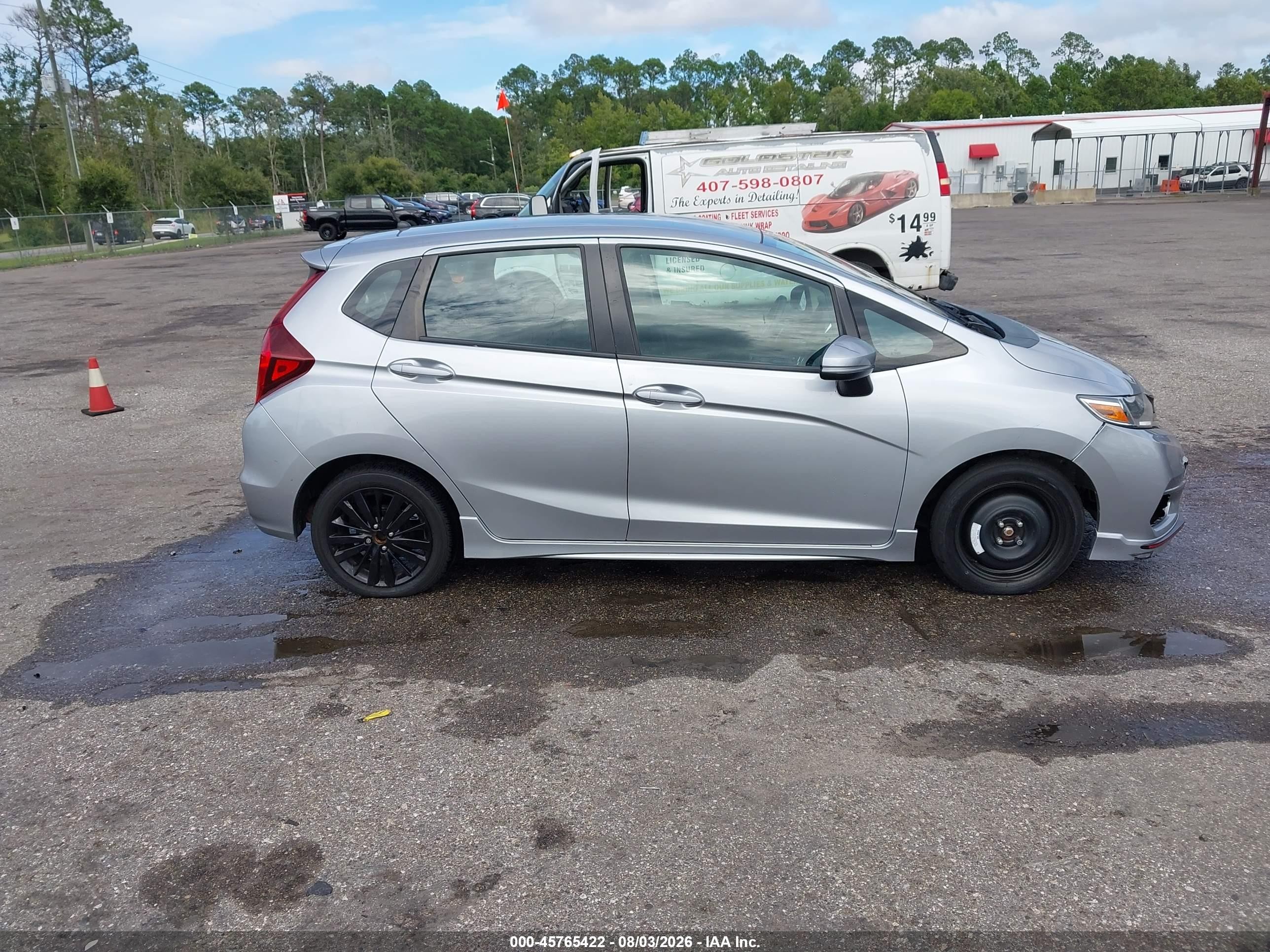 2020 Honda Fit Sport Gray vin: 3HGGK5H67LM702768