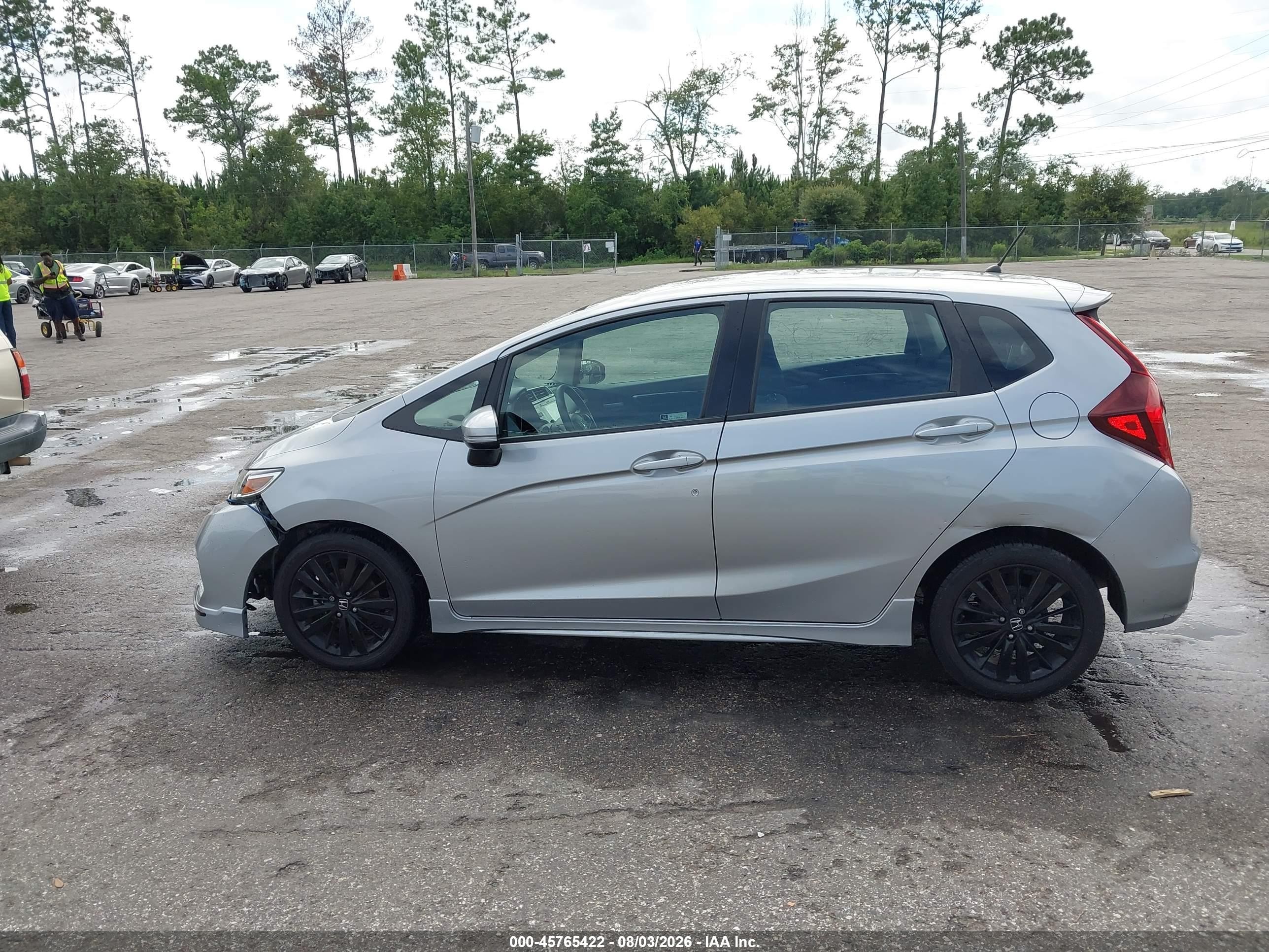 2020 Honda Fit Sport Gray vin: 3HGGK5H67LM702768
