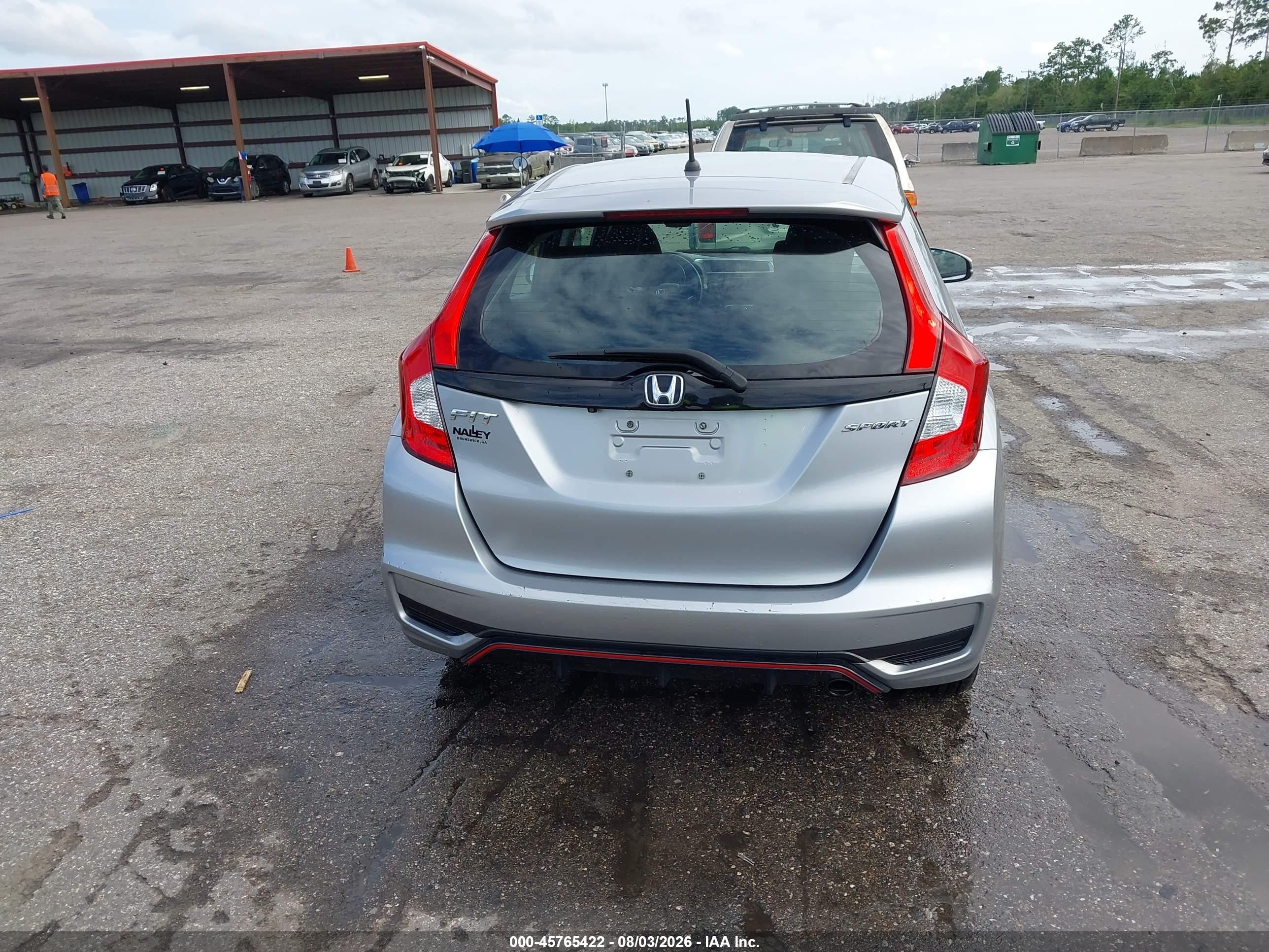 2020 Honda Fit Sport Gray vin: 3HGGK5H67LM702768