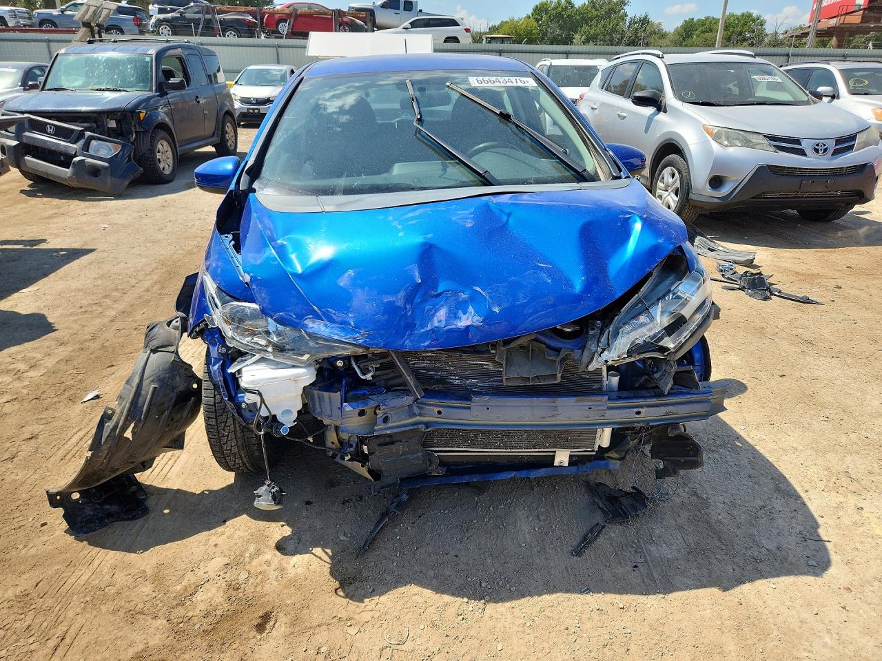 2020 Honda Fit Sport Синий vin: 3HGGK5H69LM711746
