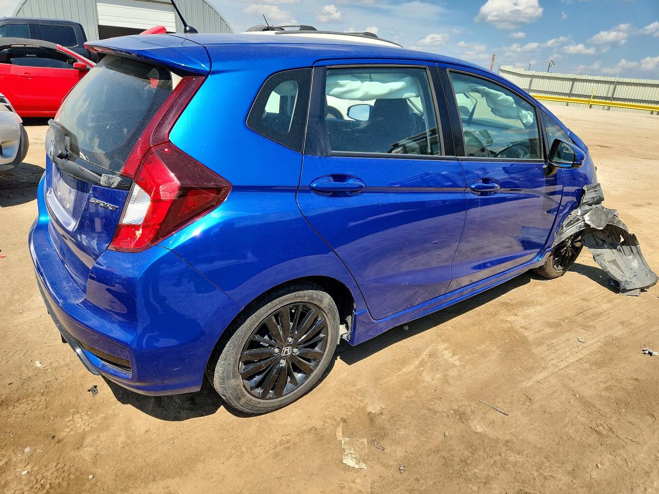 2020 Honda Fit Sport Синий vin: 3HGGK5H69LM711746