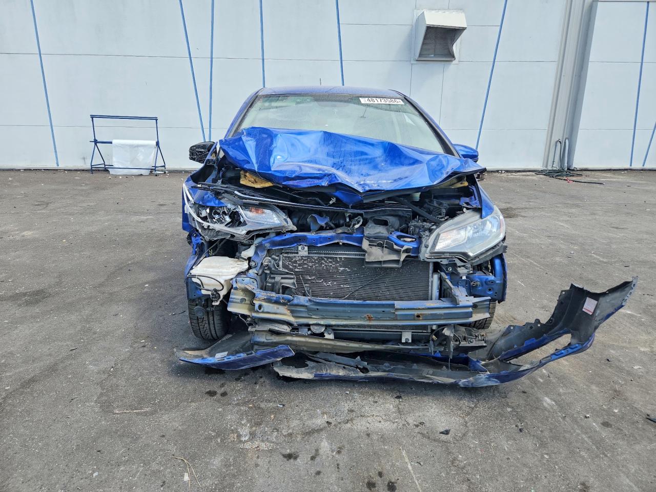 2018 Honda Fit Sport Blue vin: 3HGGK5H6XJM701711