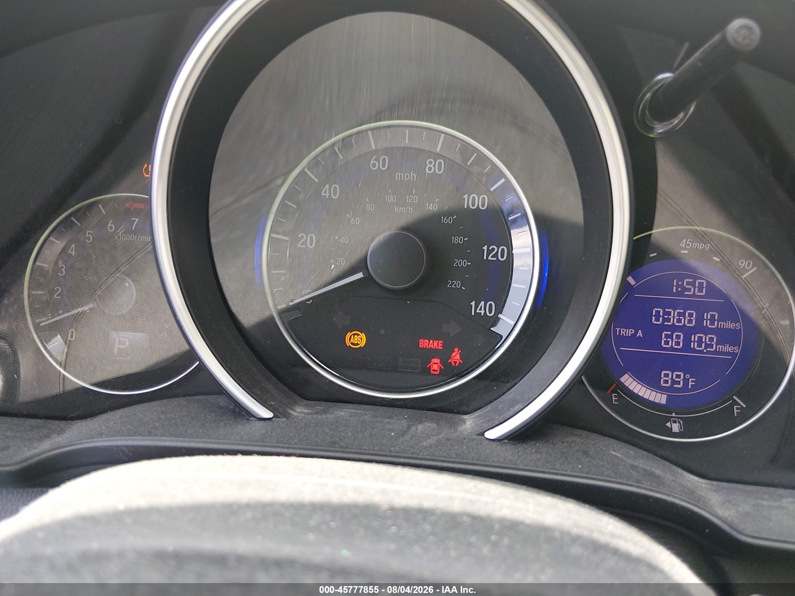 2018 Honda Fit Sport Blue vin: 3HGGK5H6XJM722638