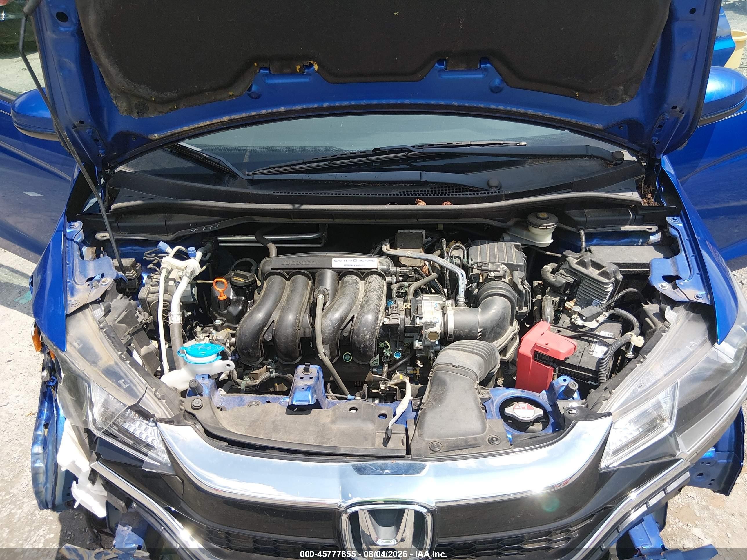 2018 Honda Fit Sport Blue vin: 3HGGK5H6XJM722638