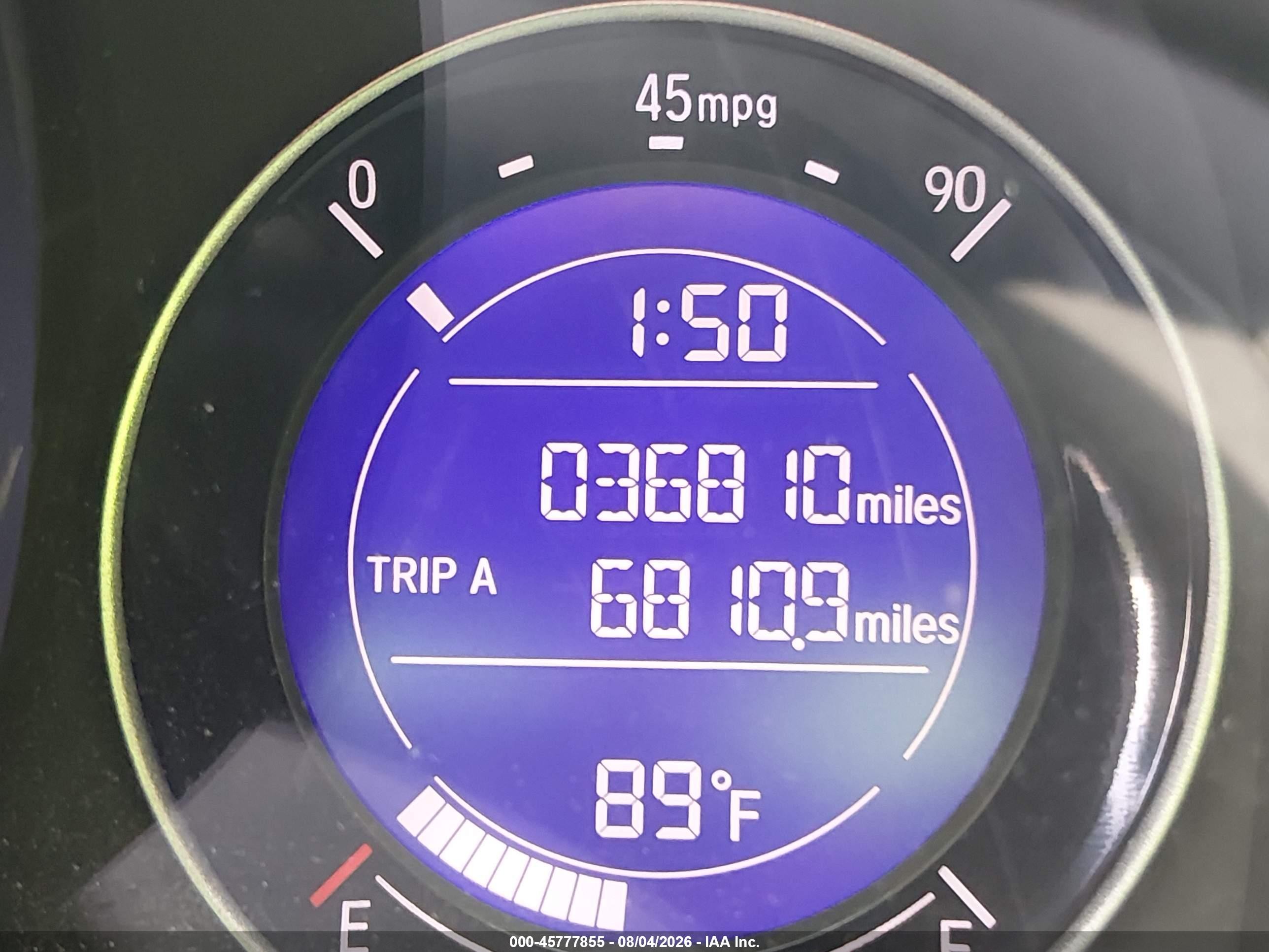 2018 Honda Fit Sport Blue vin: 3HGGK5H6XJM722638