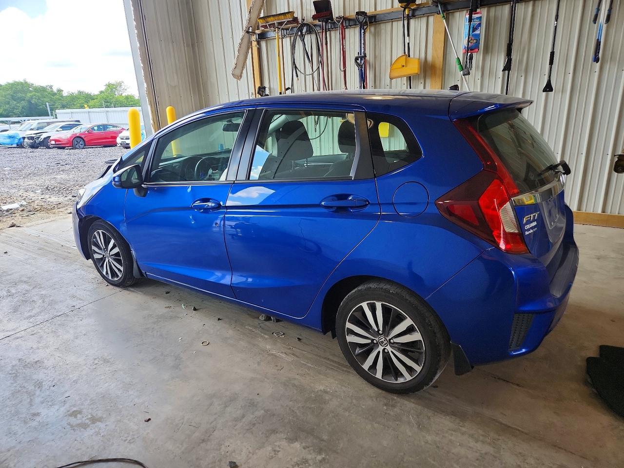 2017 Honda Fit Ex Blue vin: 3HGGK5H73HM713377