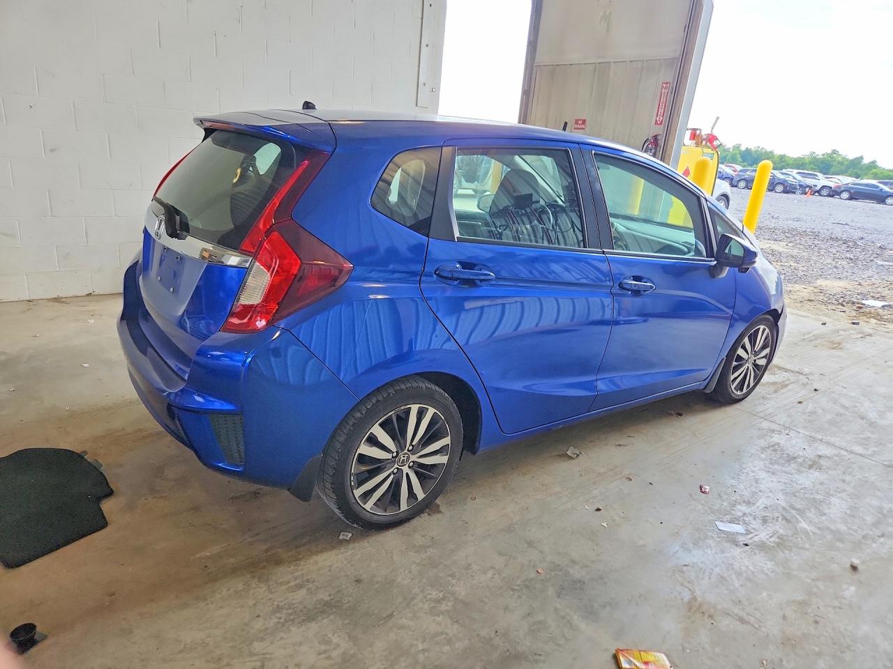 2017 Honda Fit Ex Blue vin: 3HGGK5H73HM713377