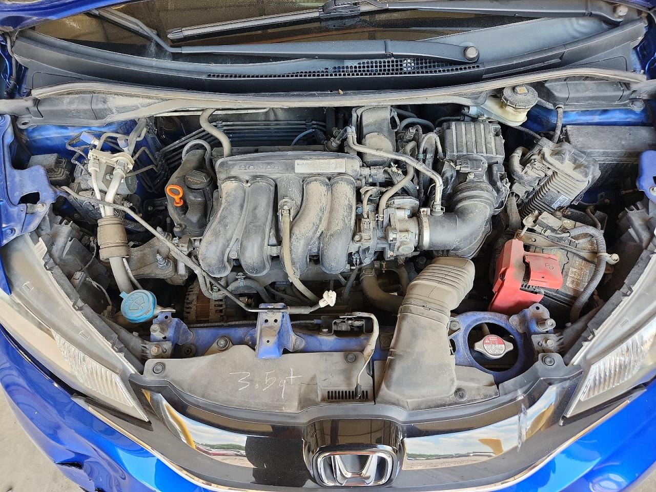 2017 Honda Fit Ex Blue vin: 3HGGK5H73HM713377