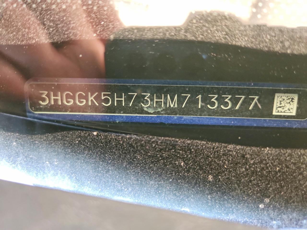 2017 Honda Fit Ex Blue vin: 3HGGK5H73HM713377