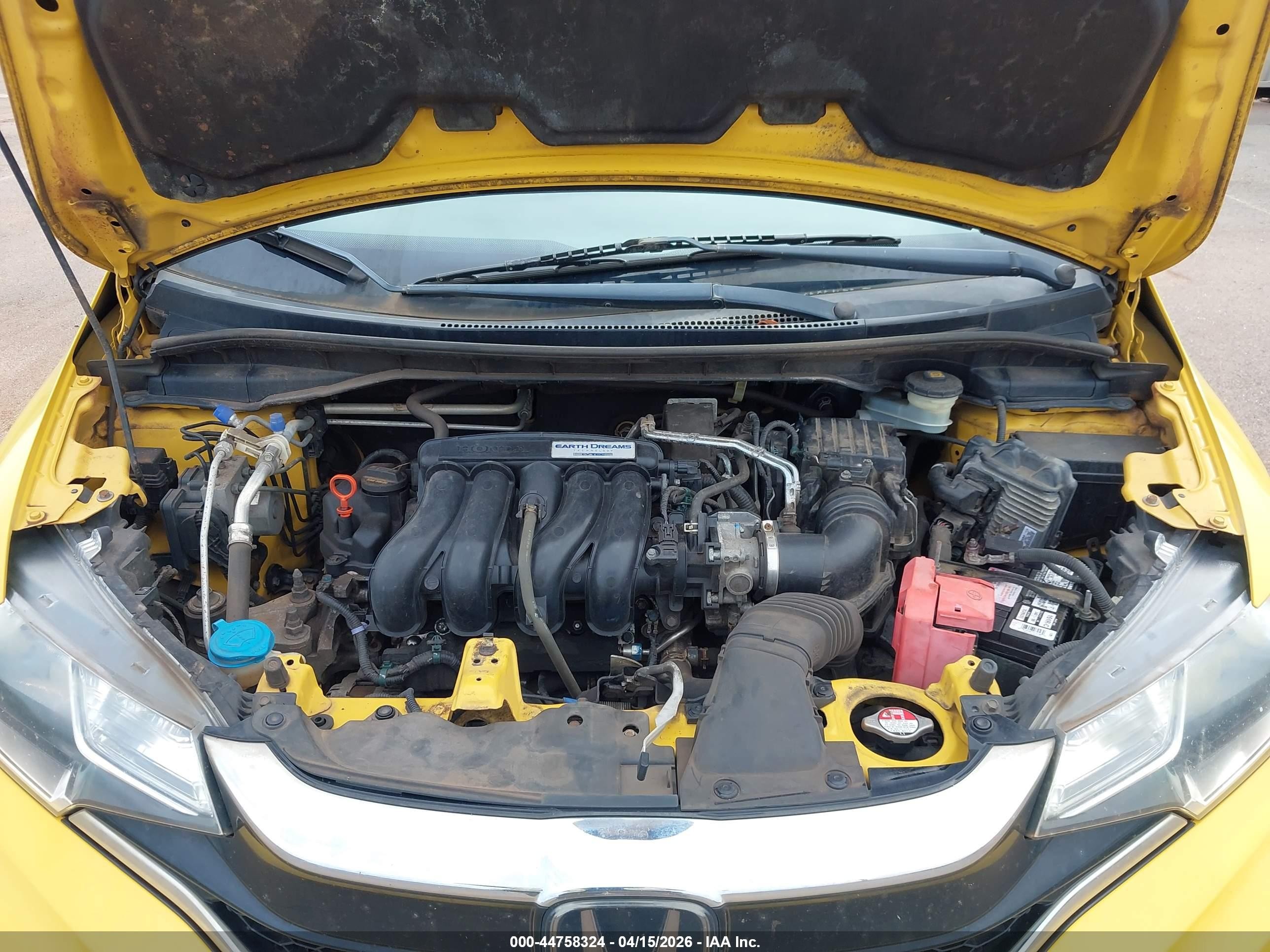 2018 Honda Fit Sport Желтый vin: 3HGGK5H75JM703486