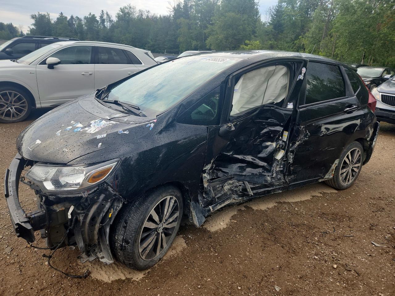 2015 Honda Fit Ex Black vin: 3HGGK5H80FM105340