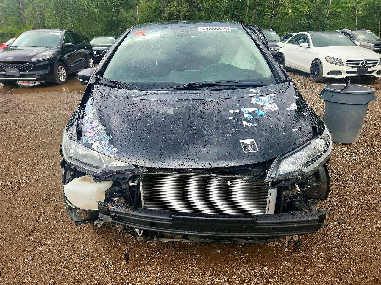 2015 Honda Fit Ex Black vin: 3HGGK5H80FM105340