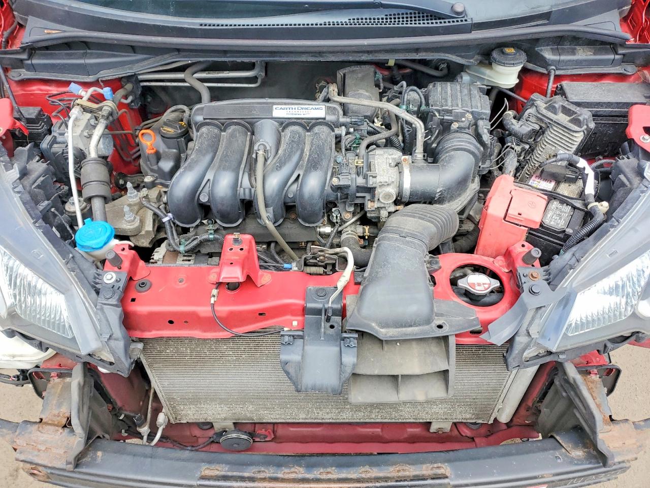 2015 Honda Fit Ex Красный vin: 3HGGK5H80FM702875
