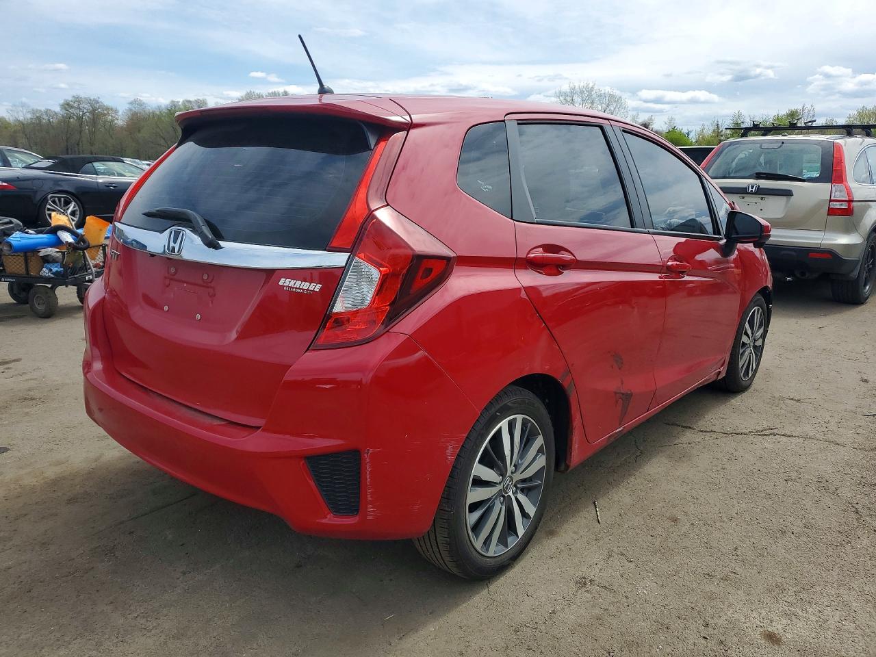 2015 Honda Fit Ex Красный vin: 3HGGK5H80FM702875