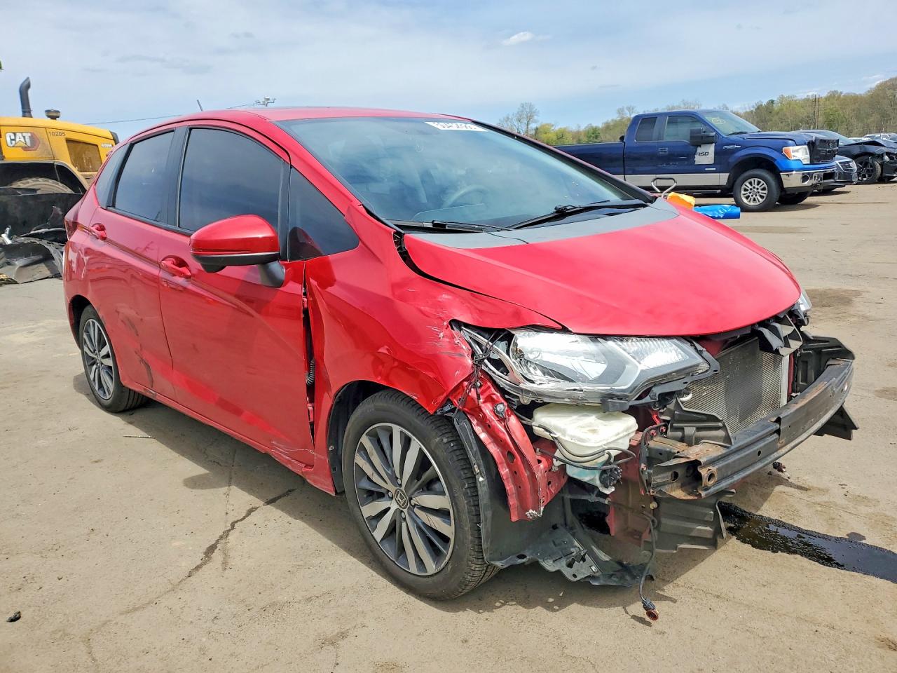 2015 Honda Fit Ex Красный vin: 3HGGK5H80FM702875