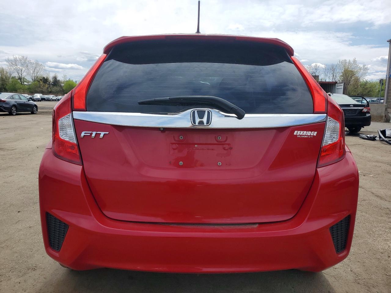 2015 Honda Fit Ex Красный vin: 3HGGK5H80FM702875