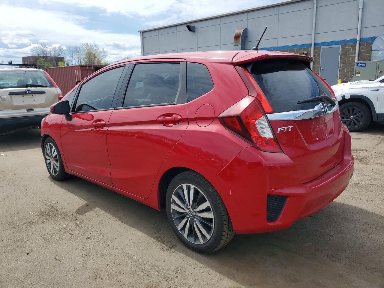 2015 Honda Fit Ex Красный vin: 3HGGK5H80FM702875
