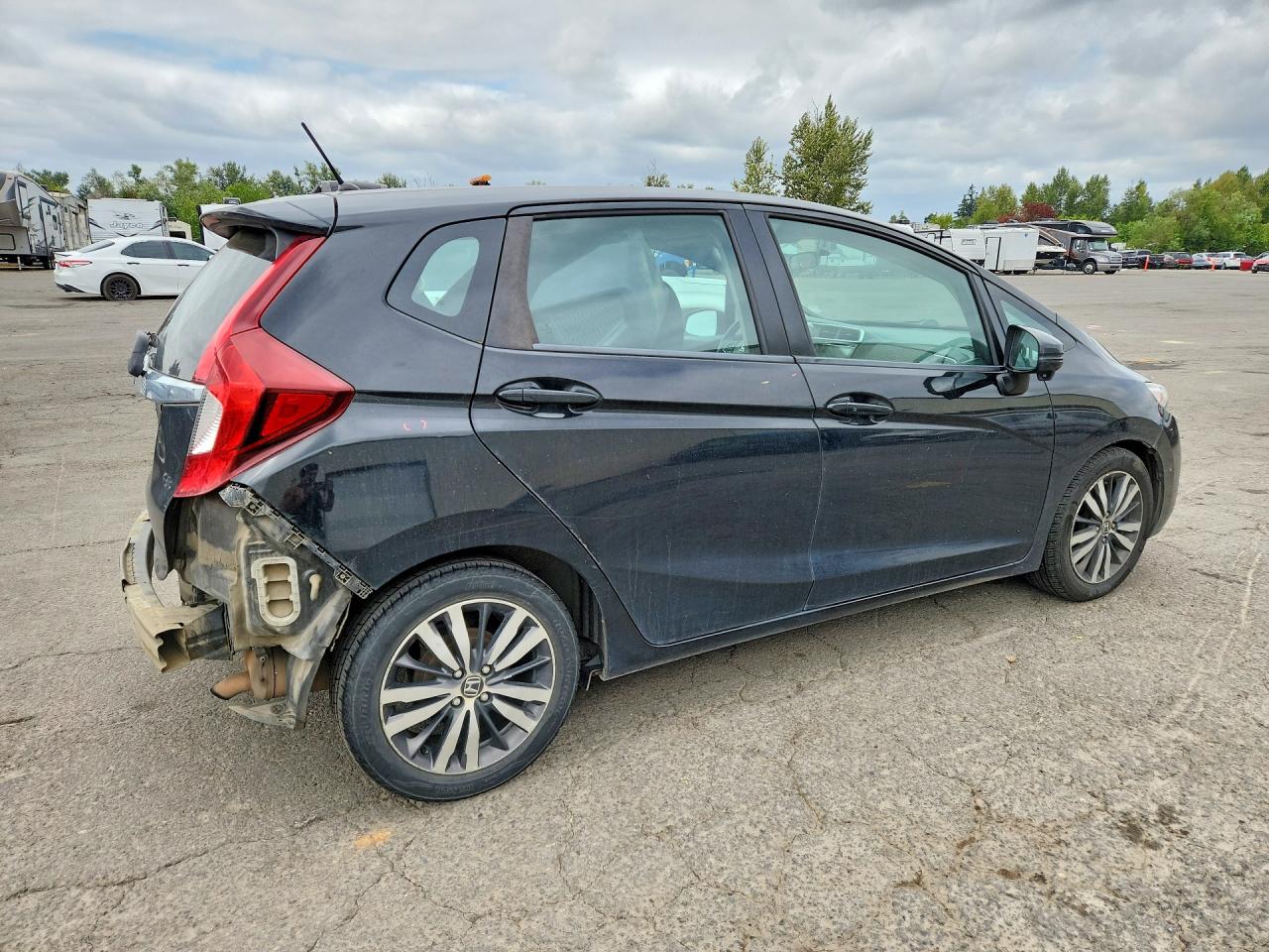 2015 Honda Fit Ex Black vin: 3HGGK5H80FM704240
