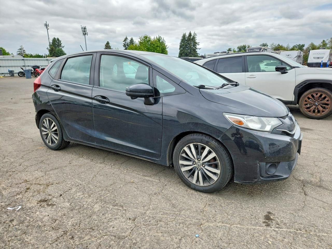 2015 Honda Fit Ex Black vin: 3HGGK5H80FM704240