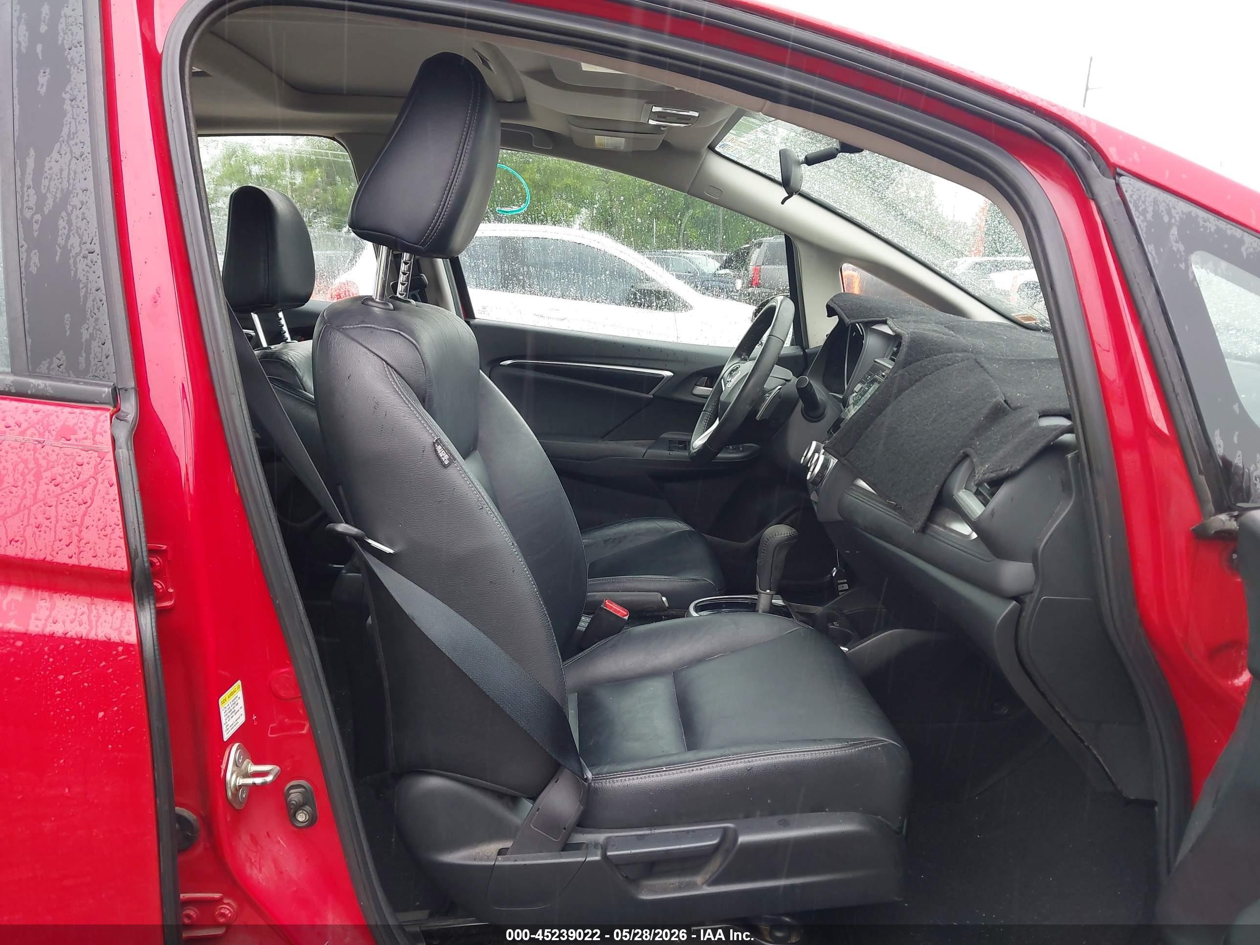 2015 Honda Fit Ex/ex-l Red vin: 3HGGK5H80FM707476