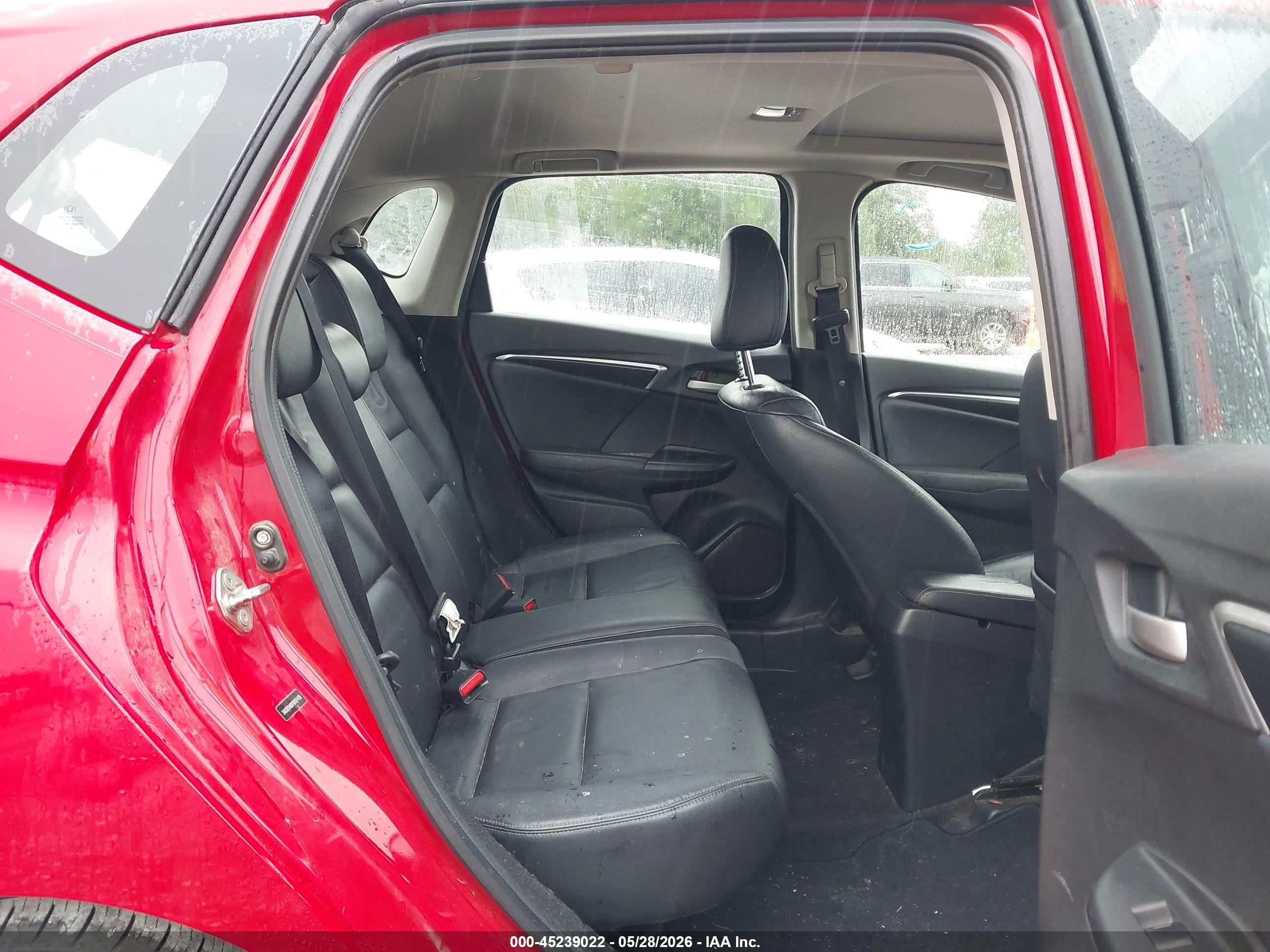 2015 Honda Fit Ex/ex-l Red vin: 3HGGK5H80FM707476