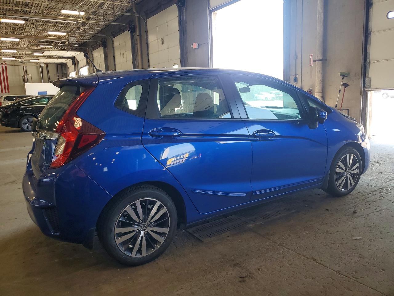2015 Honda Fit Ex Blue vin: 3HGGK5H80FM715755